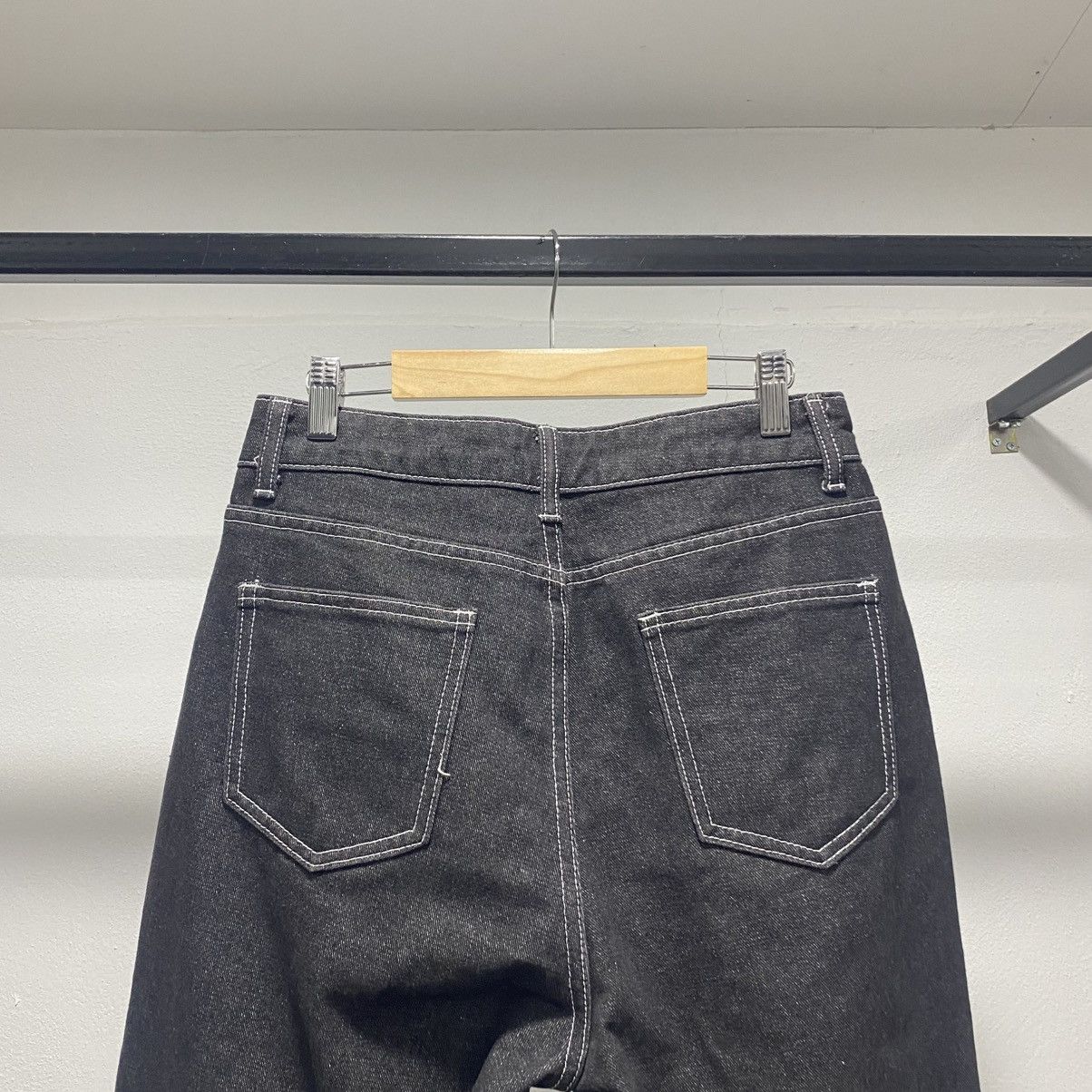 Japanese Brand × Other CRAZYY☠️ Dazy Loose Baggy Denim Pants like Issey Miyake Size US 29 - 4 Thumbnail