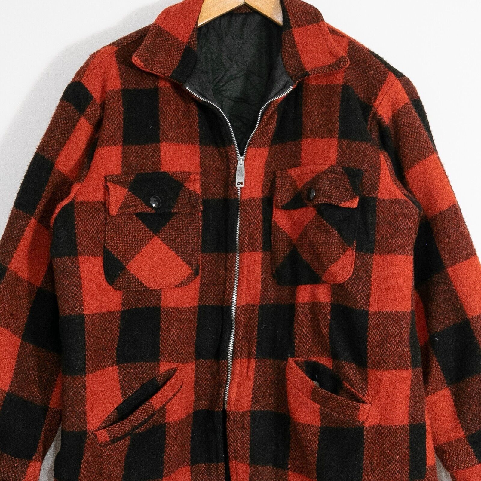 Vintage Vintage 50s Buffalo Plaid Mackinaw Jacket Mens Large Size US L / EU 52-54 / 3 - 2 Thumbnail