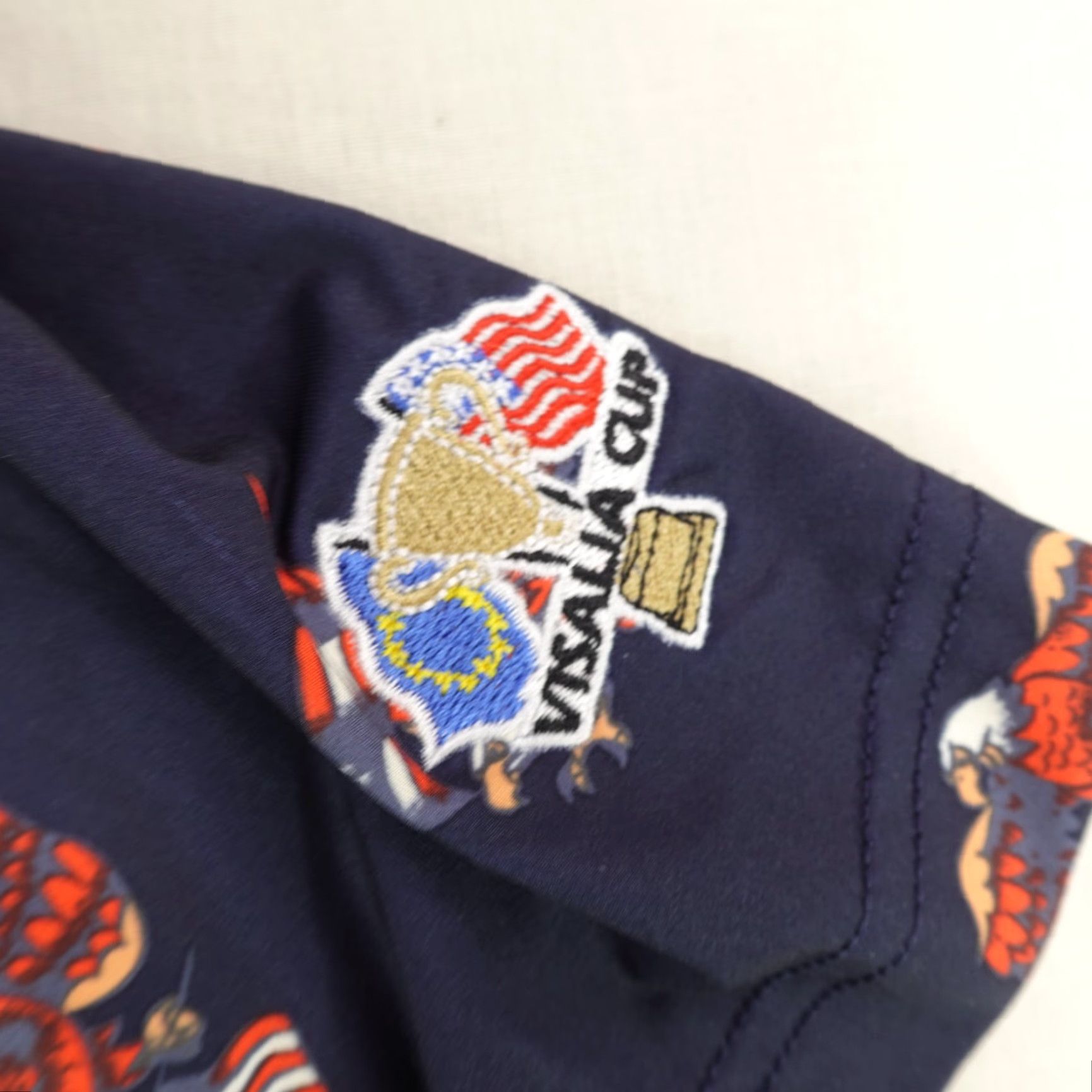 Puma VINTAGE Puma Polo Shirt Mens Large Blue Visalia Cup Performance Golf Polo USA Eagle Flag 90s Shirt Size US L / EU 52-54 / 3 - 5 Thumbnail