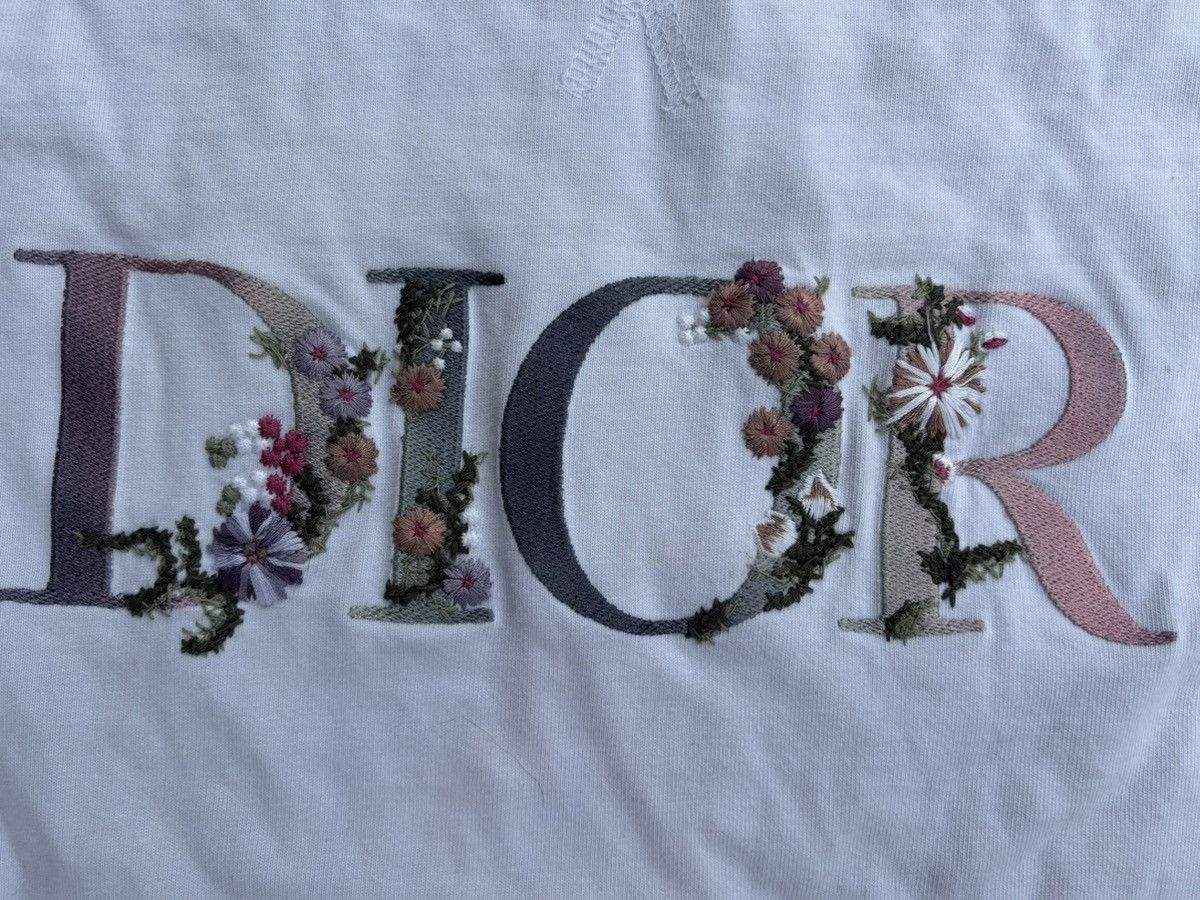 Dior Dior Flowers T shirt White Size US L / EU 52-54 / 3 - 3 Thumbnail