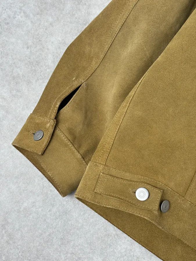 Maison Margiela SS2020 Maison Margiela Beige Suede Trucker Jacket Size US L / EU 52-54 / 3 - 9 Thumbnail