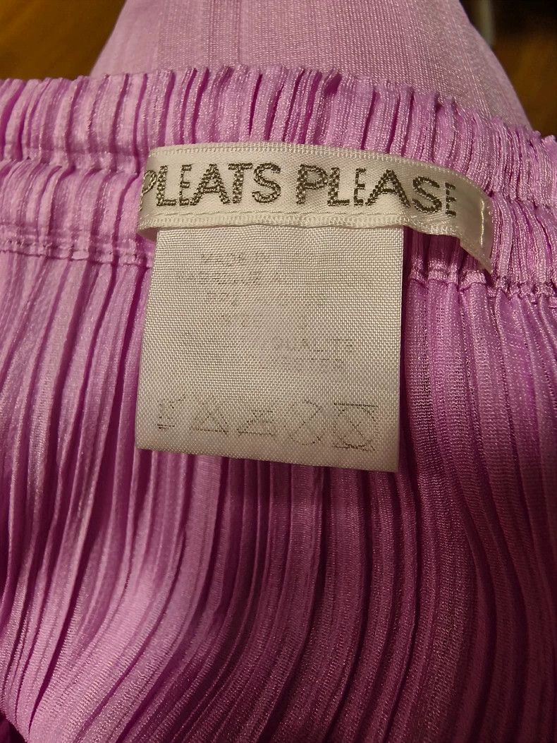 Issey Miyake Issey Miyake size:3 Pink pleated skirt Size 31" - 3 Thumbnail