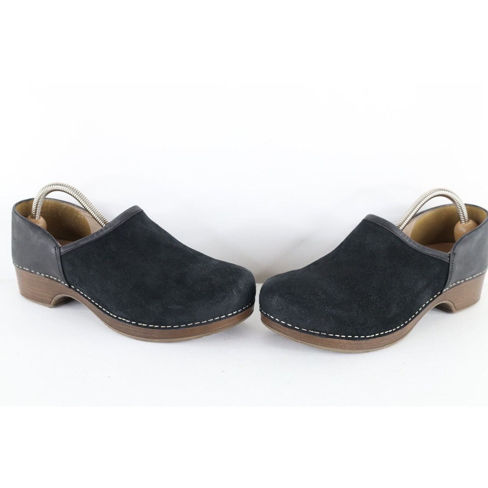Dansko Dansko Faded Suede Leather Clogs Mary Janes Shoes Size US 10.5 / IT 40.5 - 1 Thumbnail