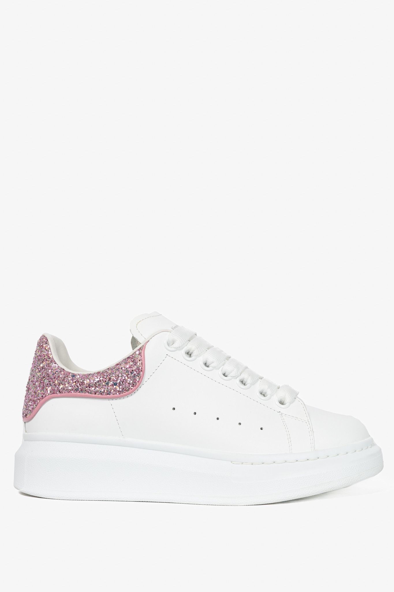 Alexander McQueen Alexander McQueen Larry Glitter Lace-Up Sneakers Size US 6.5 / IT 36.5 - 1 Thumbnail