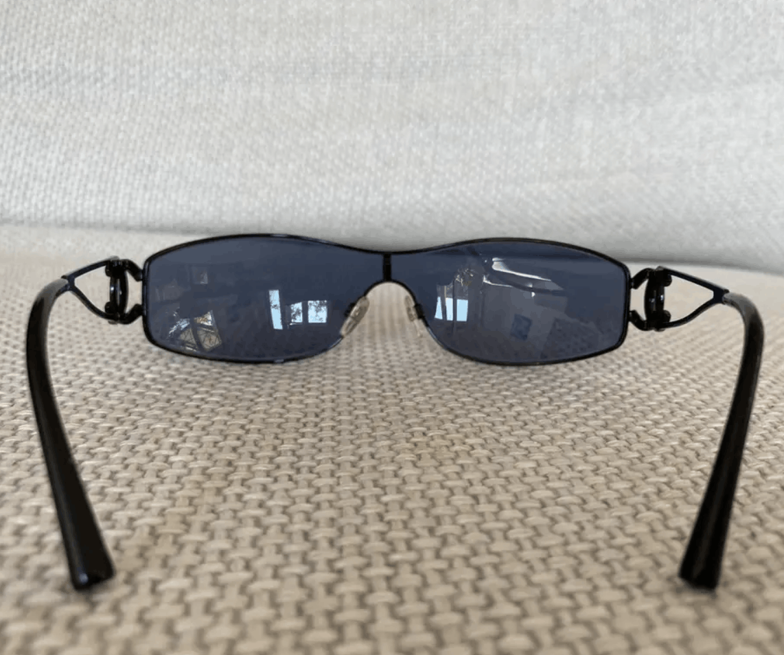 Chanel × Vintage CHANEL SUNGLASSES 4073 LOGO ICONIC Mask CC Vintage Size ONE SIZE - 3 Thumbnail