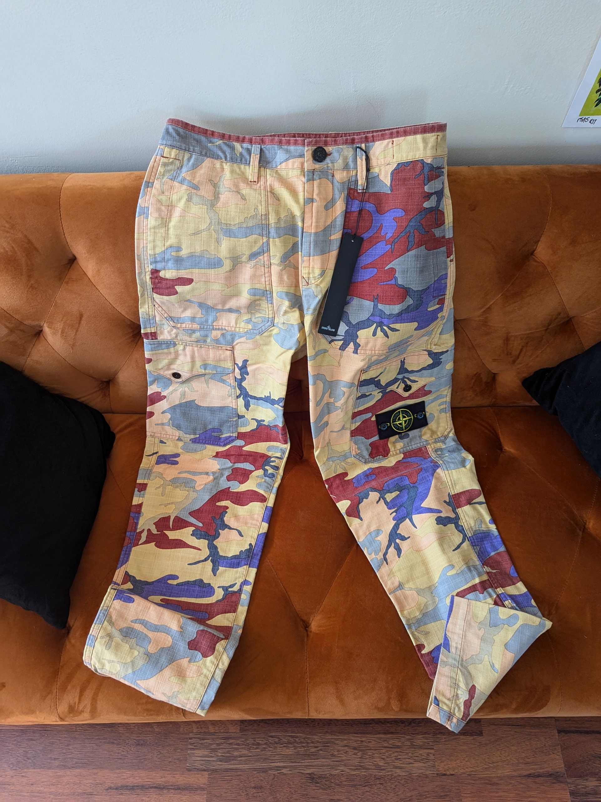 Stone Island stone island heritage camo pants Size US 29 - 6 Thumbnail