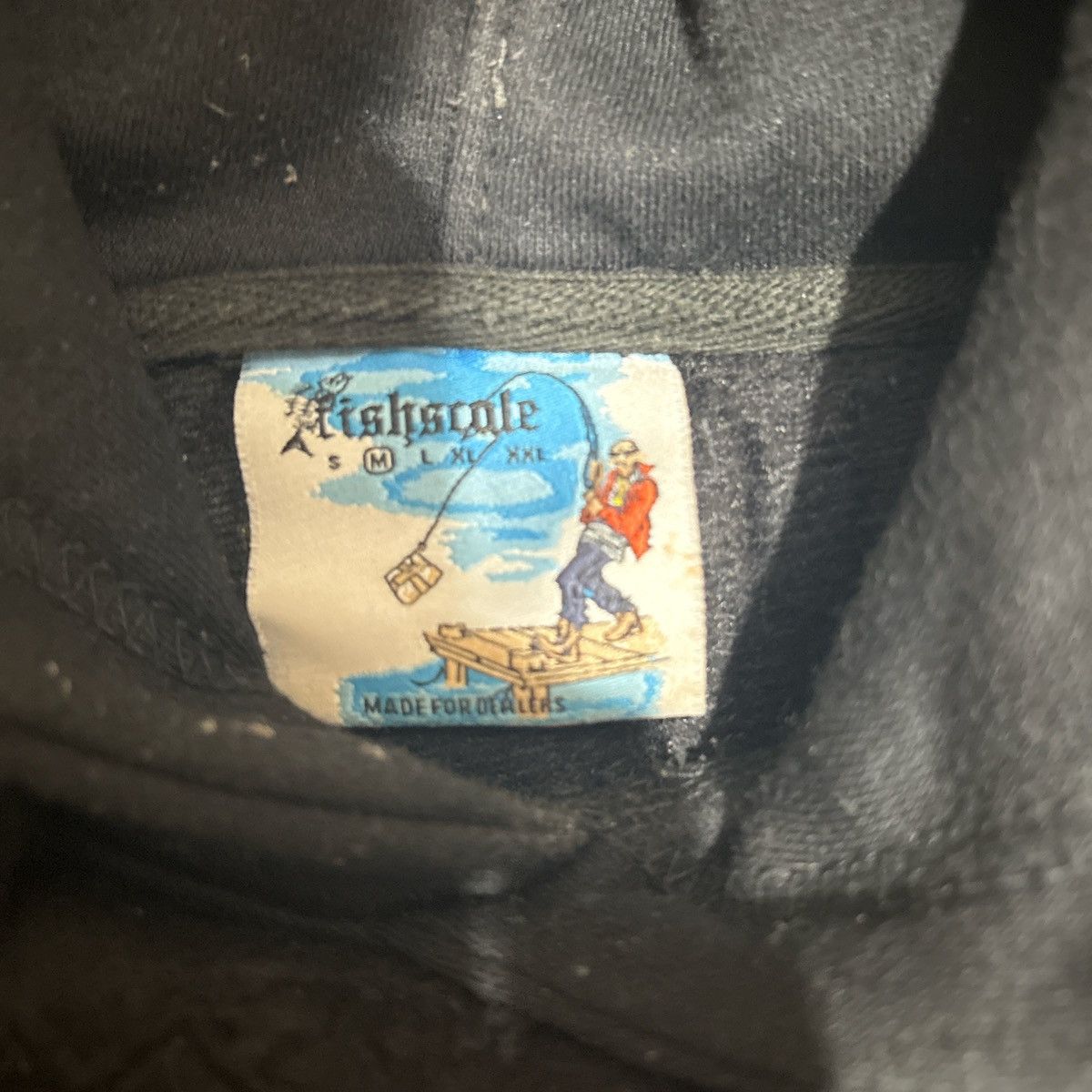 Stussy Rare Fishing for Scale embroidered hoodie. Size US M / EU 48-50 / 2 - 2 Thumbnail