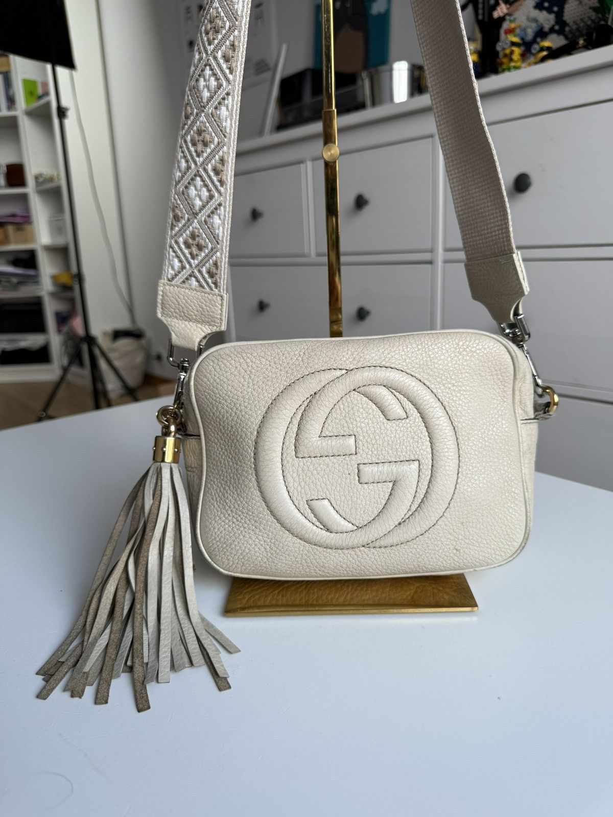 Designer × Gucci Gucci Soho leather shoulder / crossbody bag designer y2k GG Size ONE SIZE - 6 Thumbnail