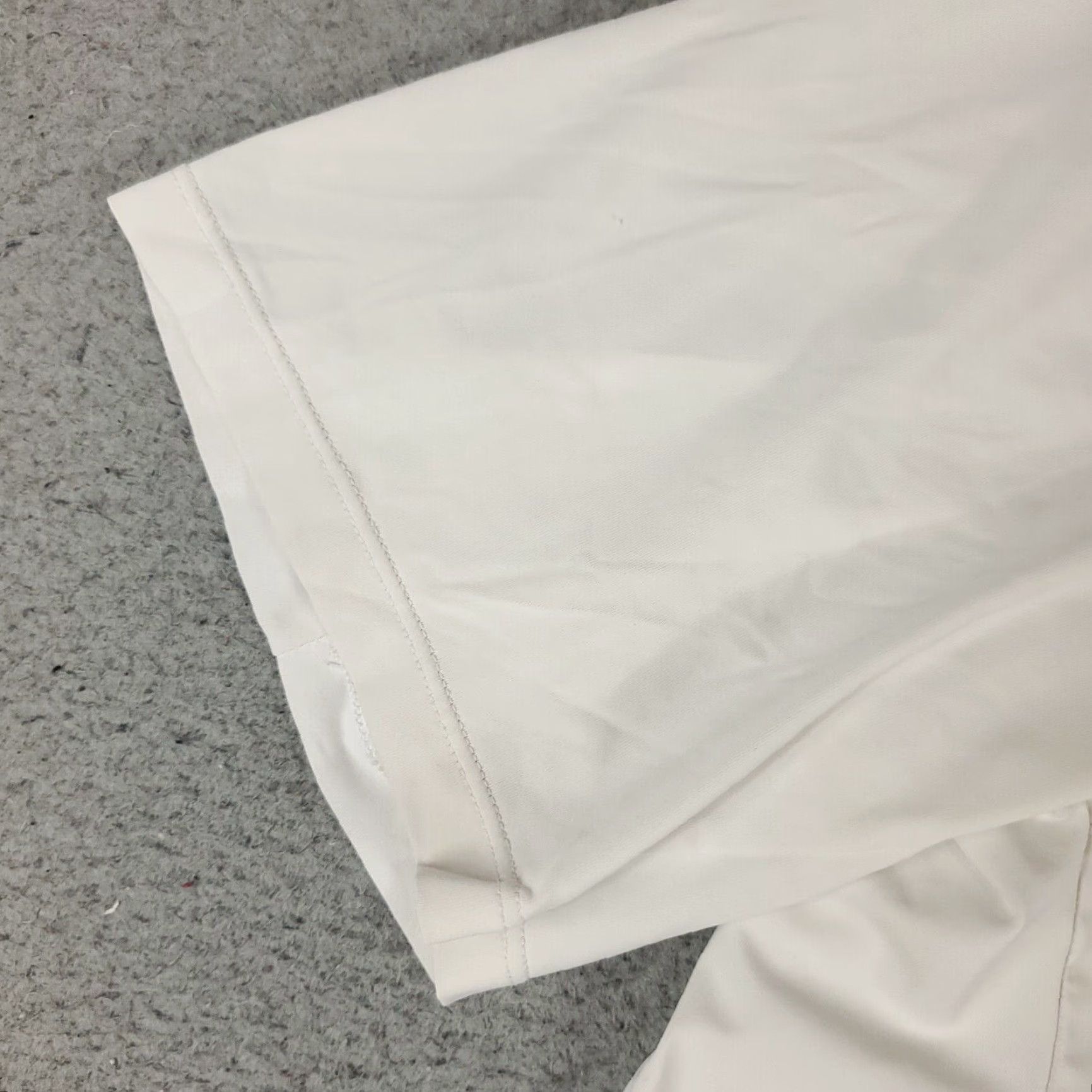 KJUS KJUS Polo Shirt Mens XL White Solid Short Sleeve Golf Activewear Size US XL / EU 56 / 4 - 4 Thumbnail