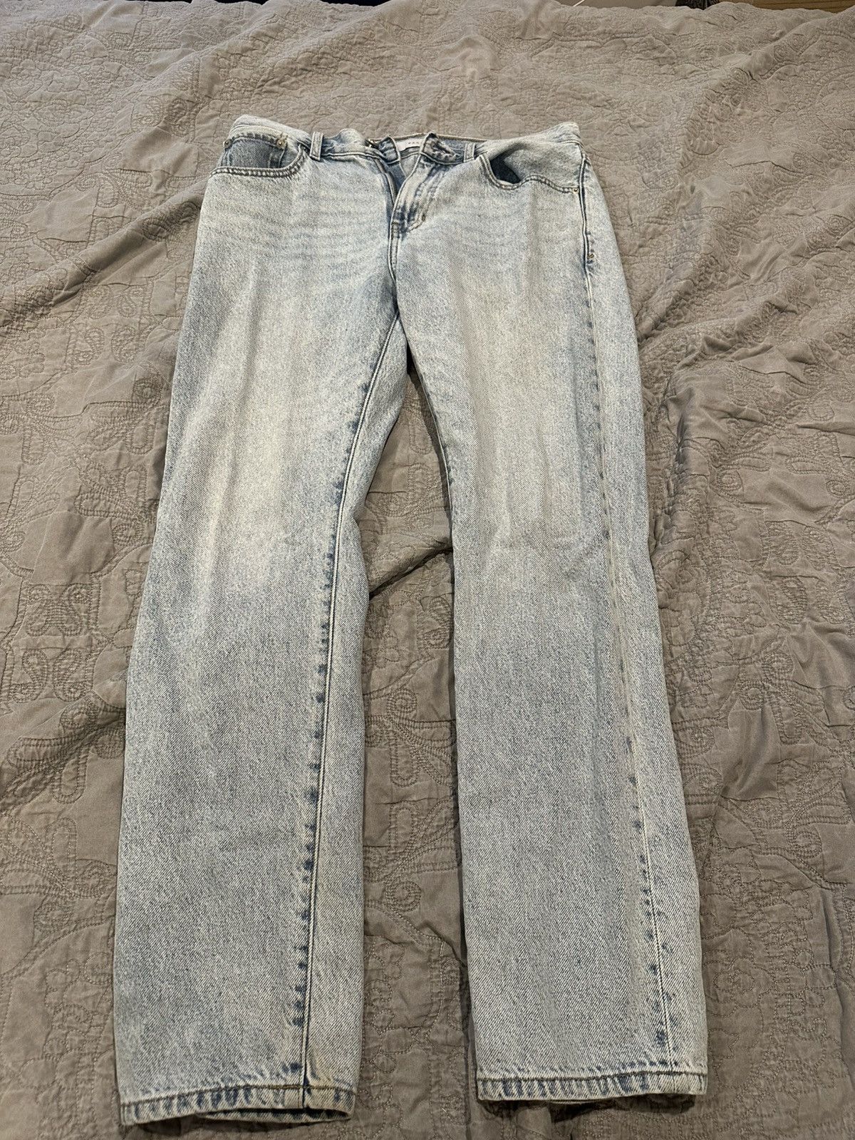 Pacsun Pacsun straight leg light blue jeans Size US 32 / EU 48 - 1 Thumbnail