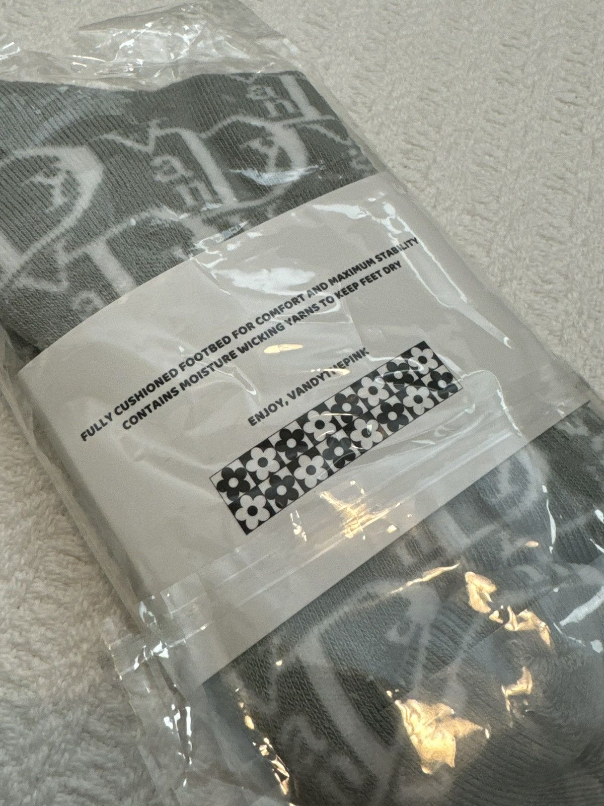 Vandy The Pink Vandy The Pink Vior Sock Gray Size ONE SIZE - 3 Thumbnail