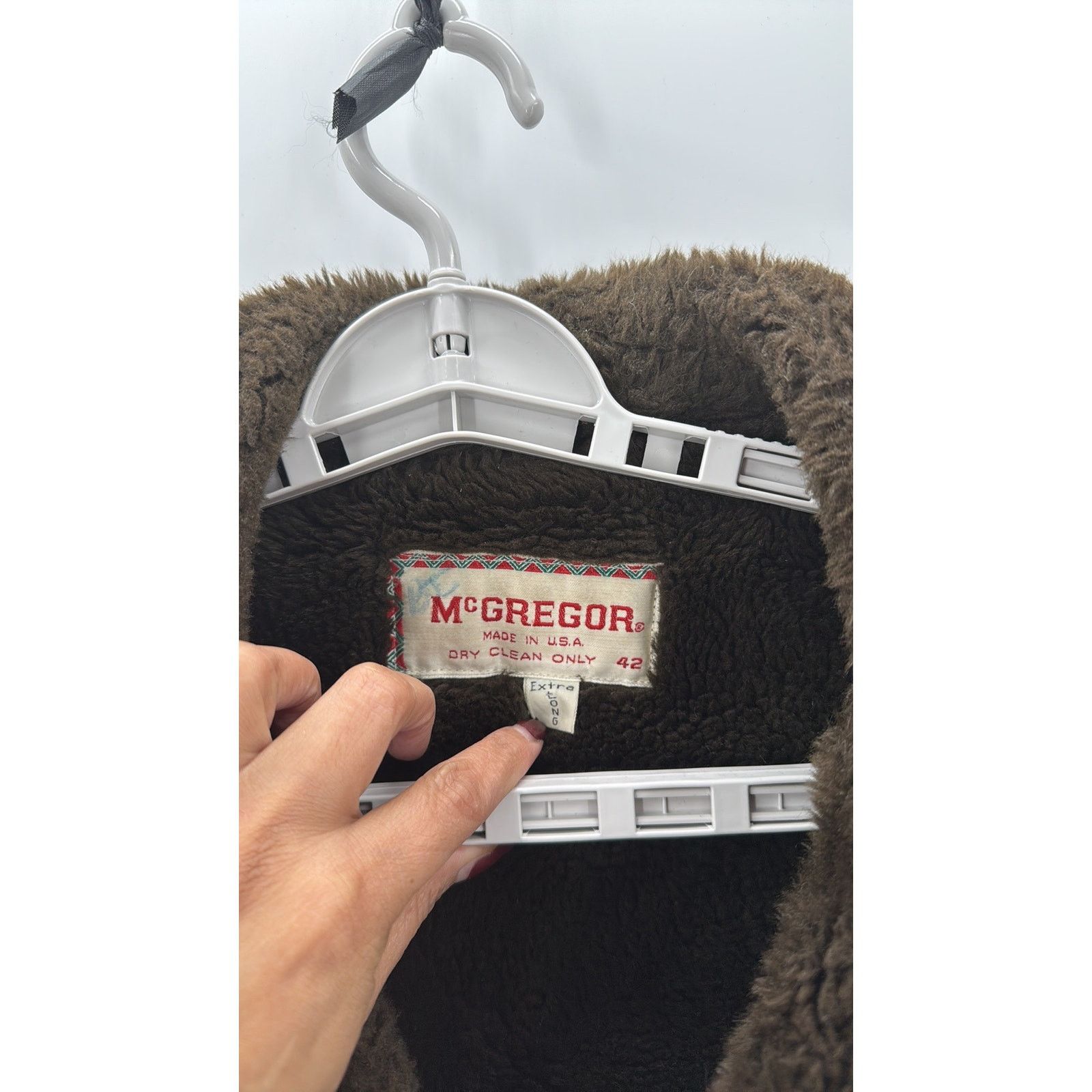 Other Vintage 70s McGregor Corduroy coat 42 extra long heavy Size US XXL / EU 58 / 5 - 3 Thumbnail