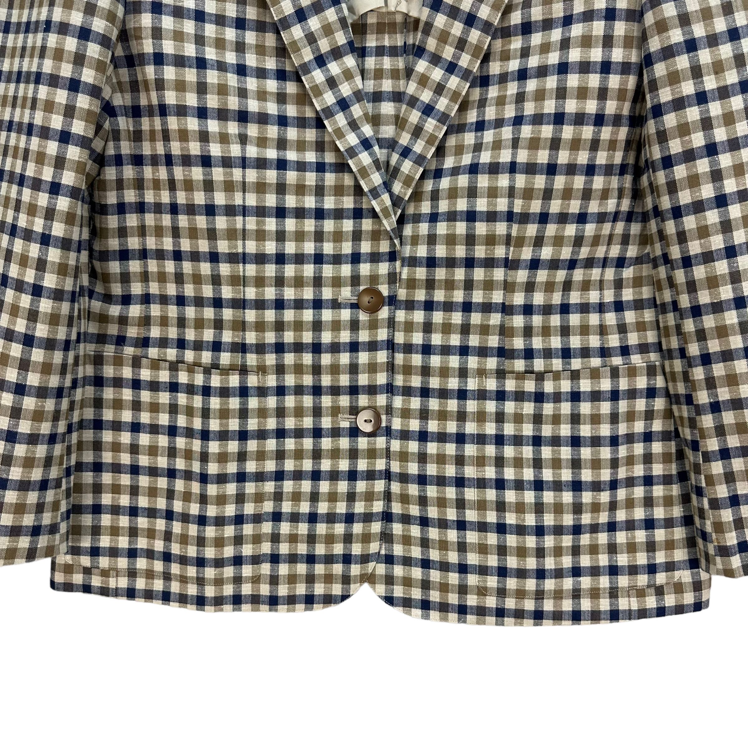Aquascutum AQUASCUTUM CHECKED SUIT JACKET / BLAZERS #7835-181 Size M / US 6-8 / IT 42-44 - 3 Thumbnail