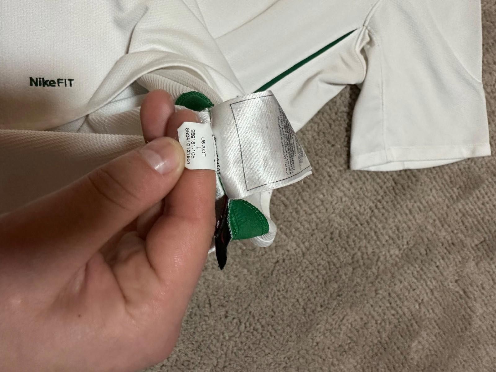 Nike Vintage Nike 2008-2009 Portugal National Team Soccer Jersey Size US L / EU 52-54 / 3 - 6 Thumbnail