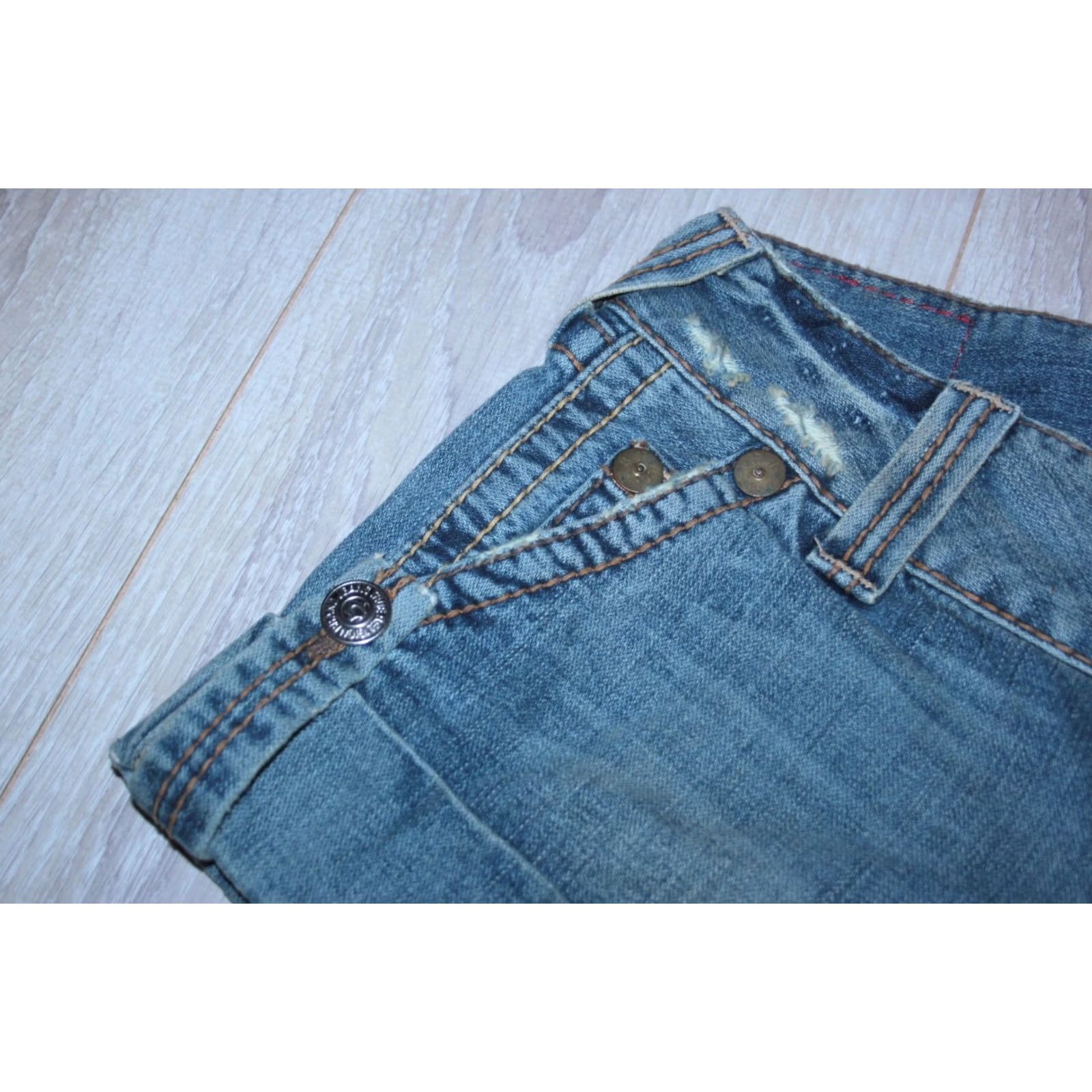 True Religion True Religion Jeans Sammy Shorts Denim Shorts 26 Blue Womens BNWT Size 26" / US 2 / IT 38 - 3 Thumbnail
