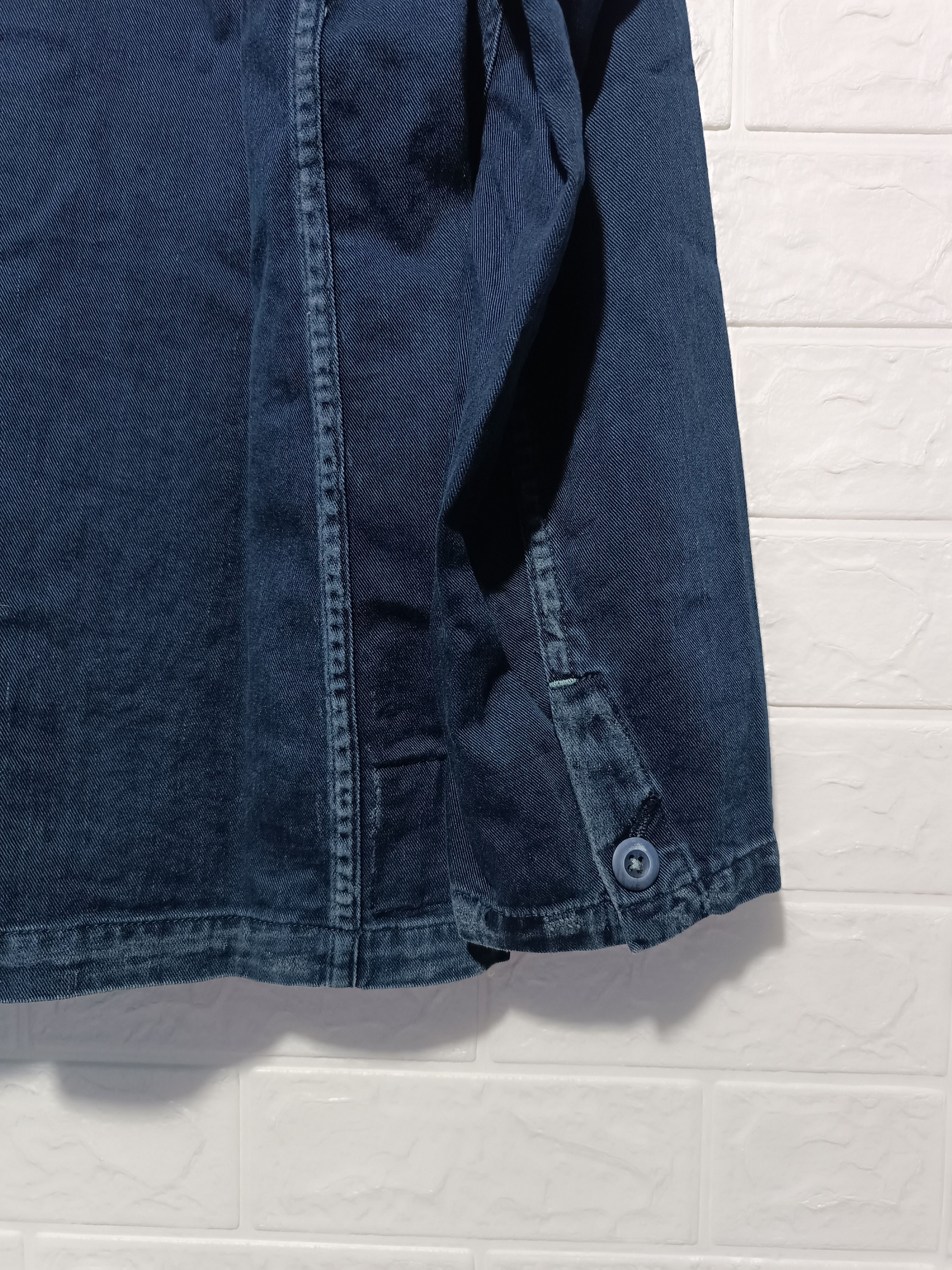 45rpm 45rpm Double Breasted Distressed Indigo Dyed Cotton Size US L / EU 52-54 / 3 - 5 Thumbnail