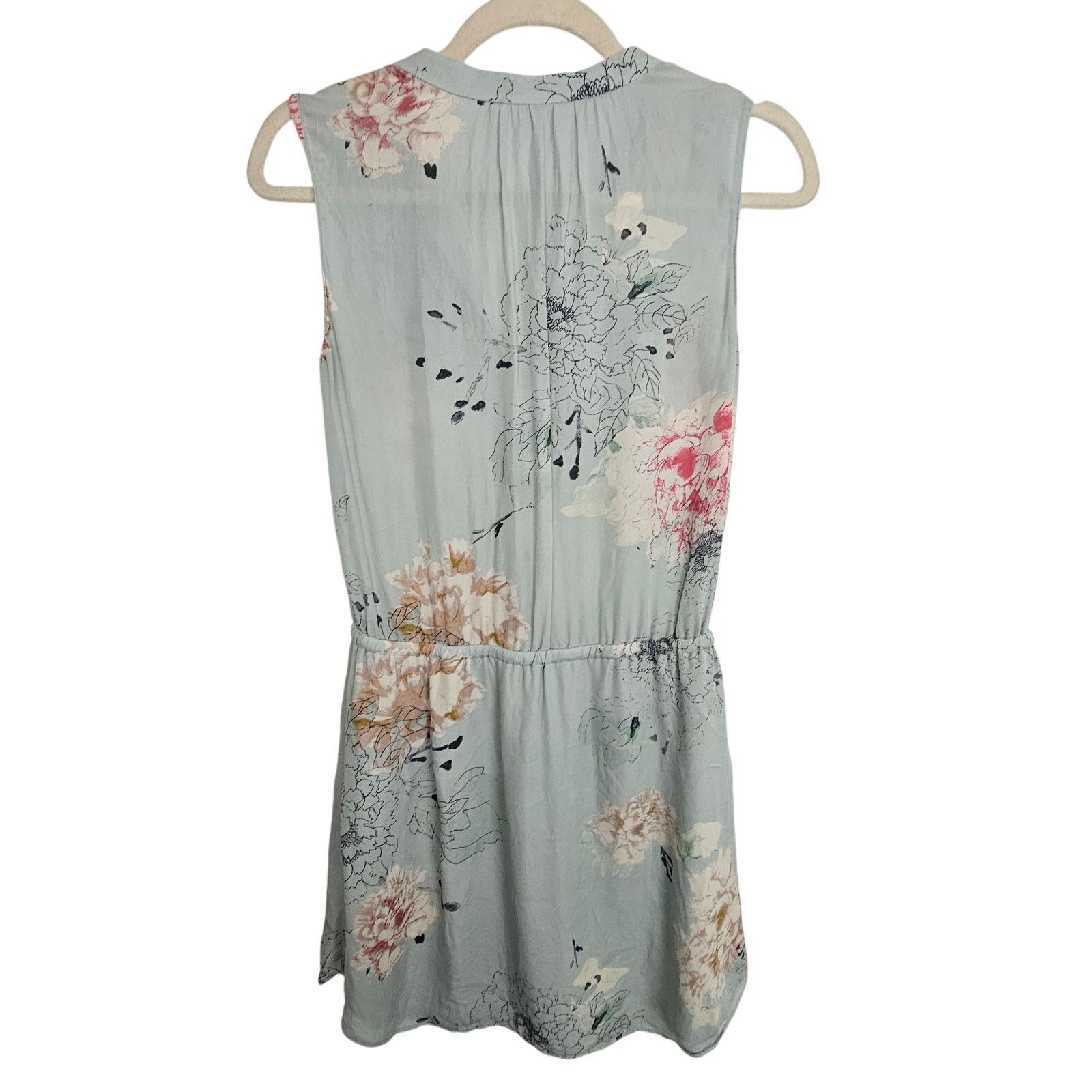 Babylon Babaton Womens 100% Silk Floral Mini Dress XS Easter Summer Size XS / US 0-2 / IT 36-38 - 7 Thumbnail
