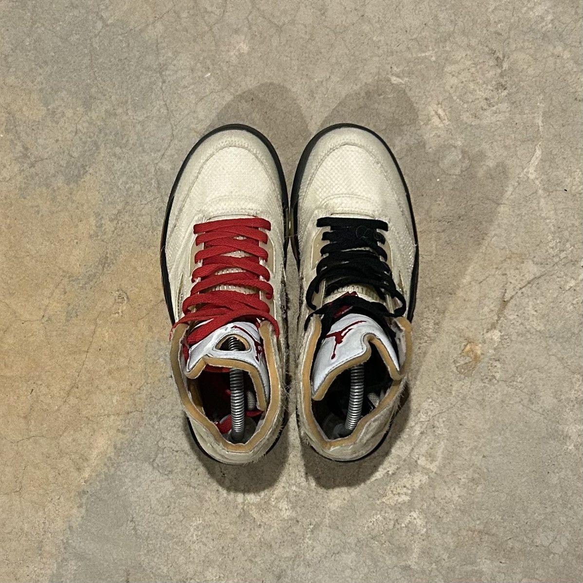 Jordan Brand × Nike × Off-White Air Jordan 5 Retro Off-White Sail 2020 US 7.5 Size US 7.5 / EU 40-41 - 12 Thumbnail