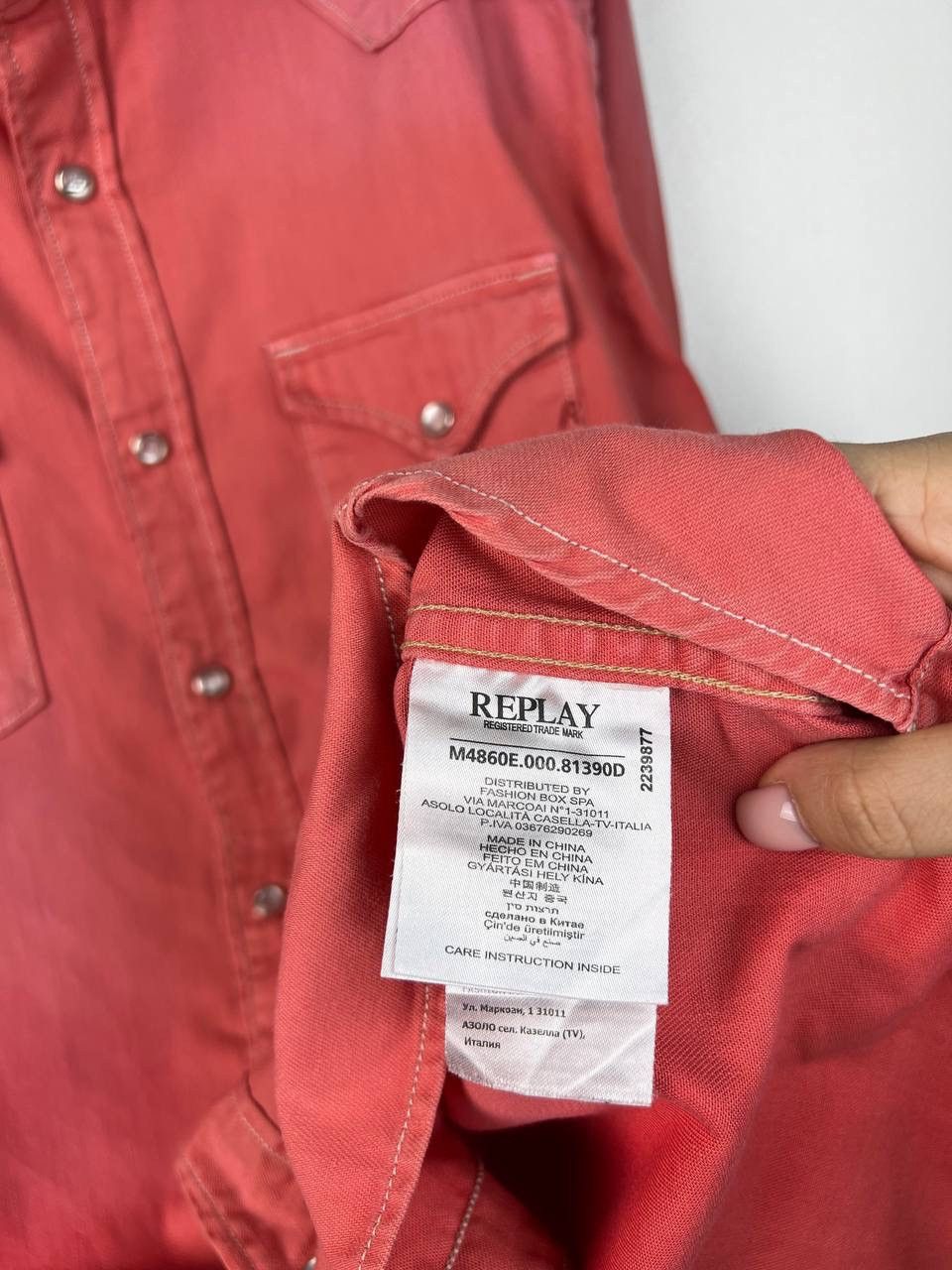 Replay Replay luxury vintage shirts size M Size US M / EU 48-50 / 2 - 6 Thumbnail