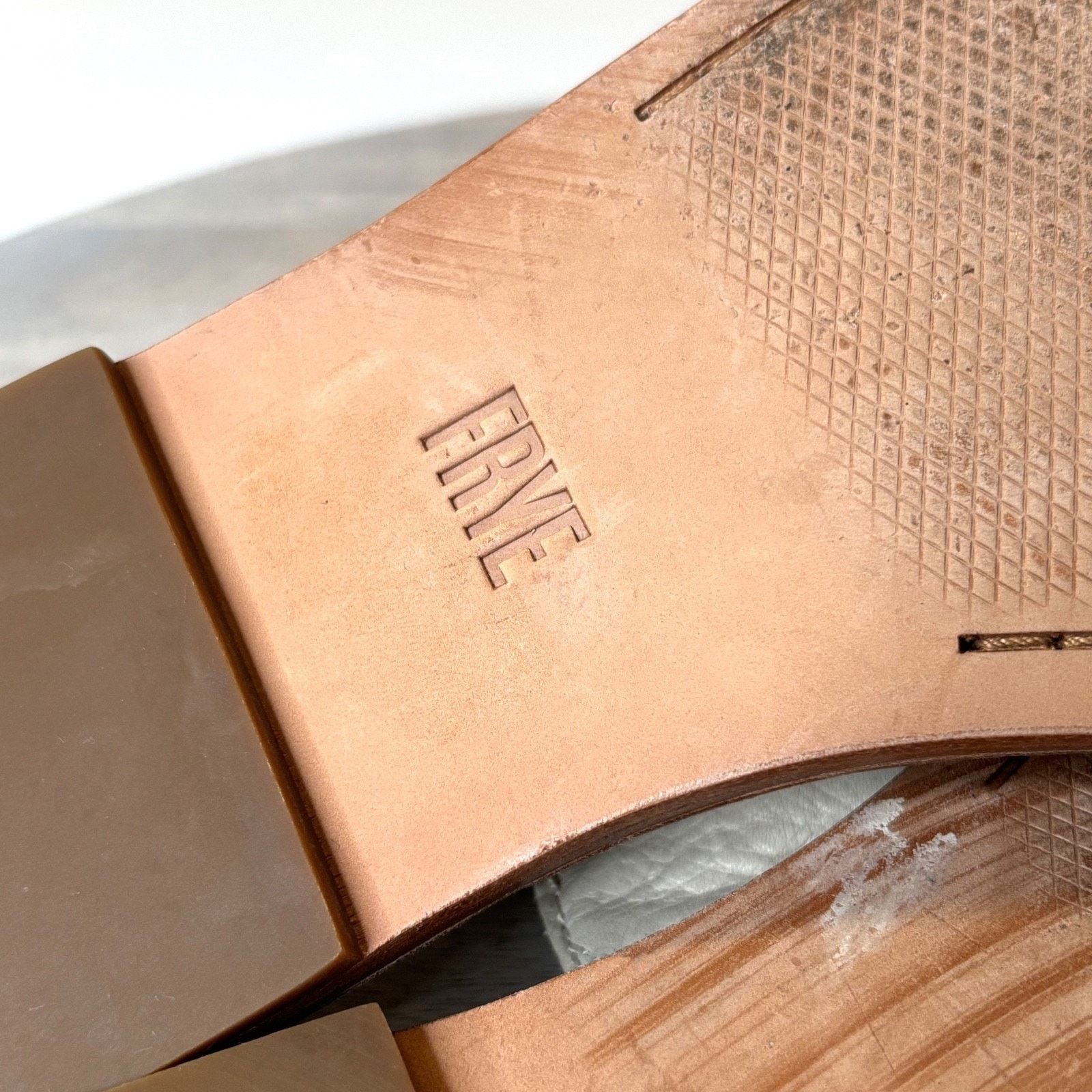 Frye Frye Felix Sandals Women's 7M Leather Slip On Slide Flats Size US 7 / IT 37 - 9 Thumbnail