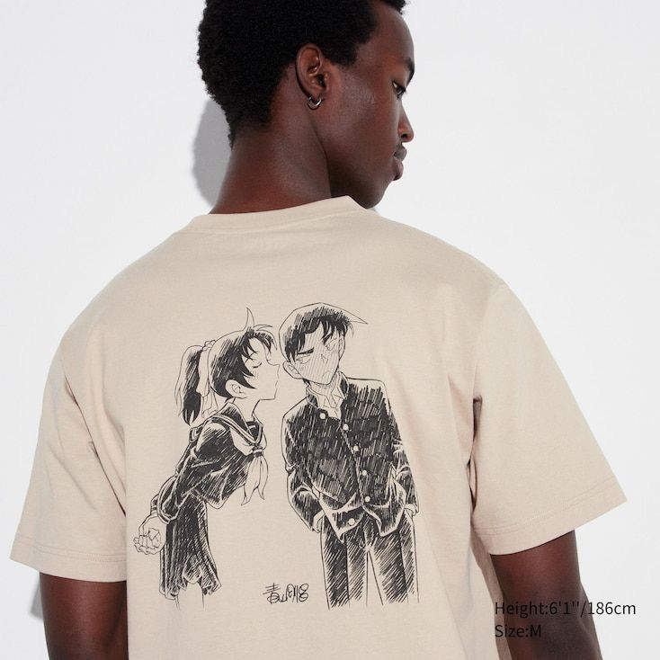 Cartoon Network × Uniqlo UNIQLO X DETECTIVE CONAN ANIME SINGLE POCKET BACKHIT TSHIRT Size US M / EU 48-50 / 2 - 1 Thumbnail