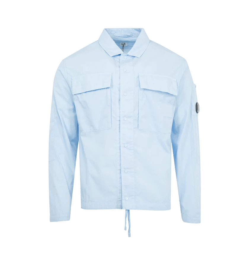 C.P. Company o1h1sh10525 Overshirt in Blue Size US M / EU 48-50 / 2 - 1 Thumbnail