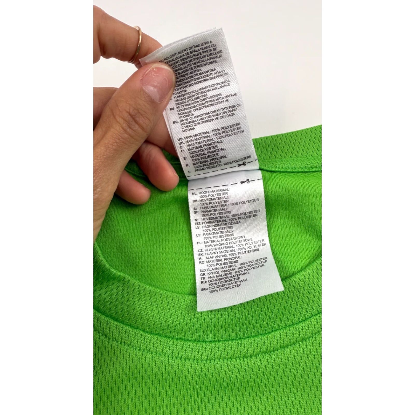 Adidas Adidas Shirt Mens Large Green 3-Stripes Shamrock Portland Crew Neck Short Sleeve Activewear Running Cross Training Mens Size US L / EU 52-54 / 3 - 5 Thumbnail
