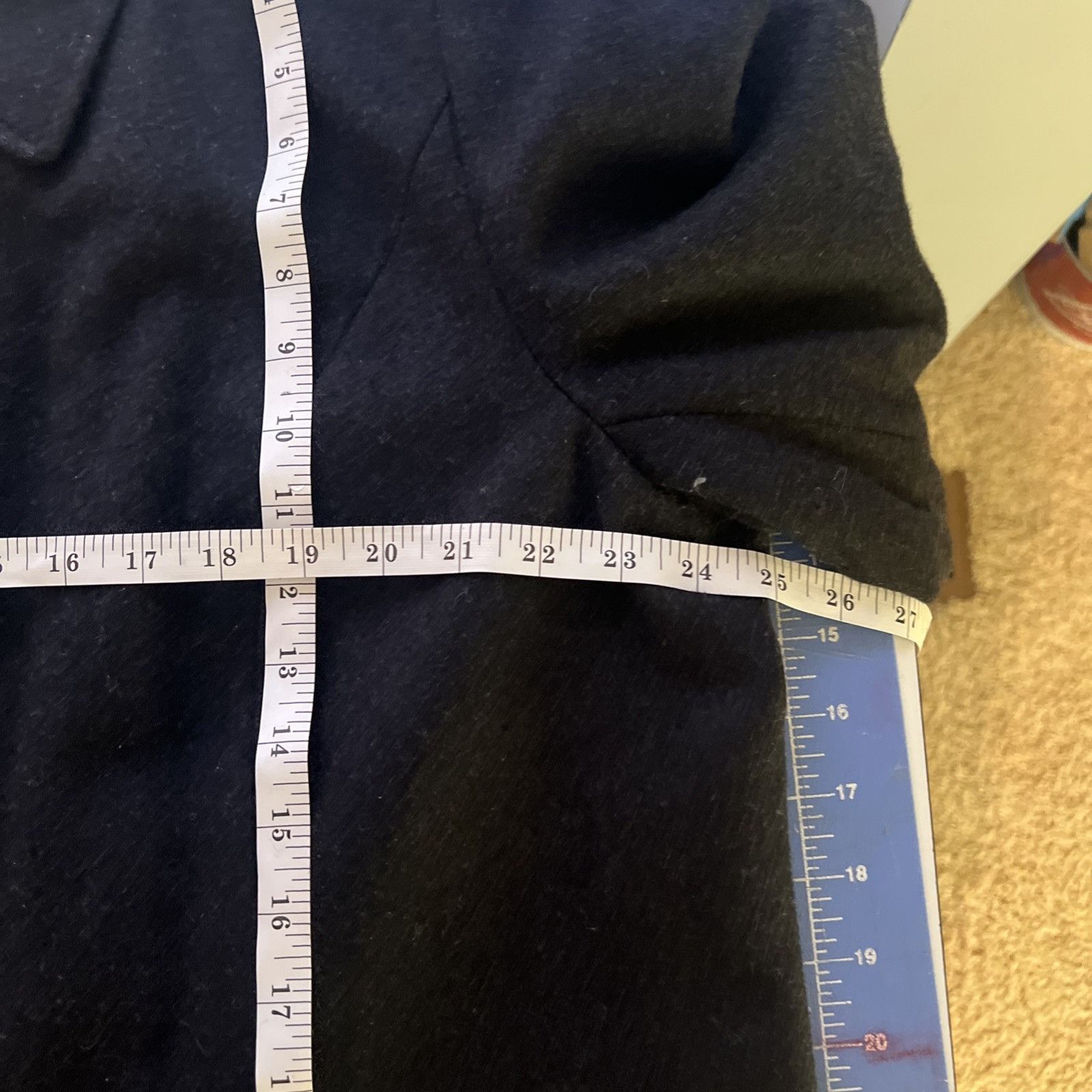 Tribal Streetwear TRIBAL XXL WOOL BLEND LONG COAT. LASER CUT POCKET DETAIL. LE Size XXL / US 16-18 / IT 52-54 - 17 Thumbnail