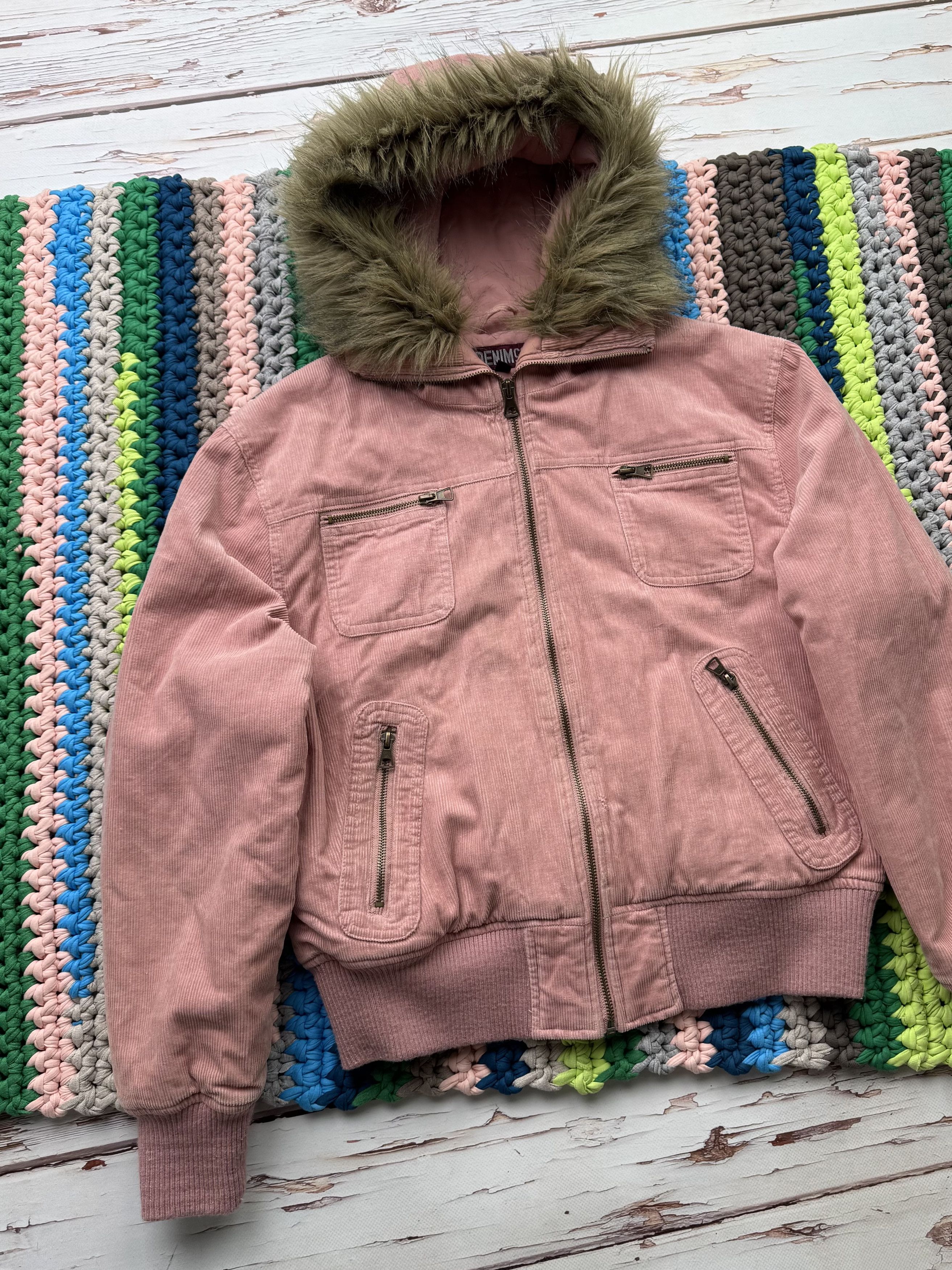 Vintage Vintage Corduroy Jacket With Faux Fur (ET1)(D15) Size US M / EU 48-50 / 2 - 2 Thumbnail