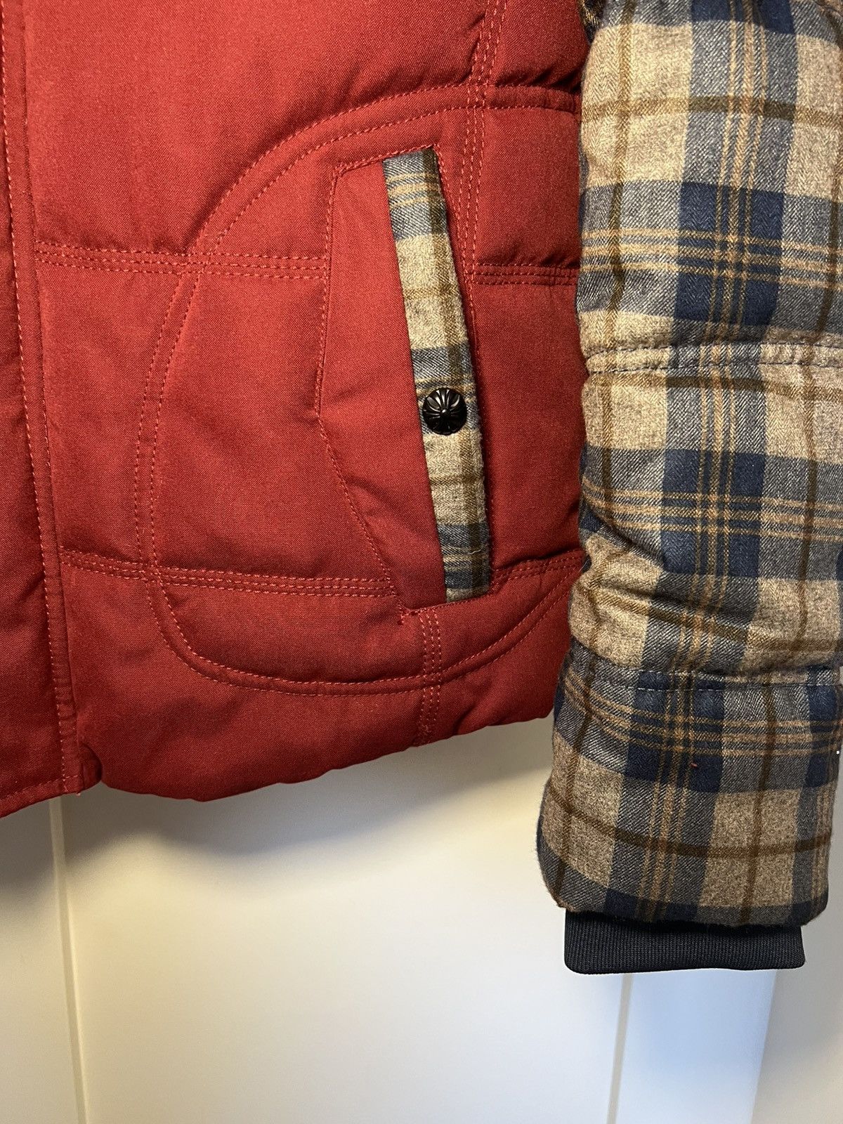 A&G Rock Vintage S135 Sparta Denim World modular plaid puffer jacket Size US L / EU 52-54 / 3 - 11 Thumbnail