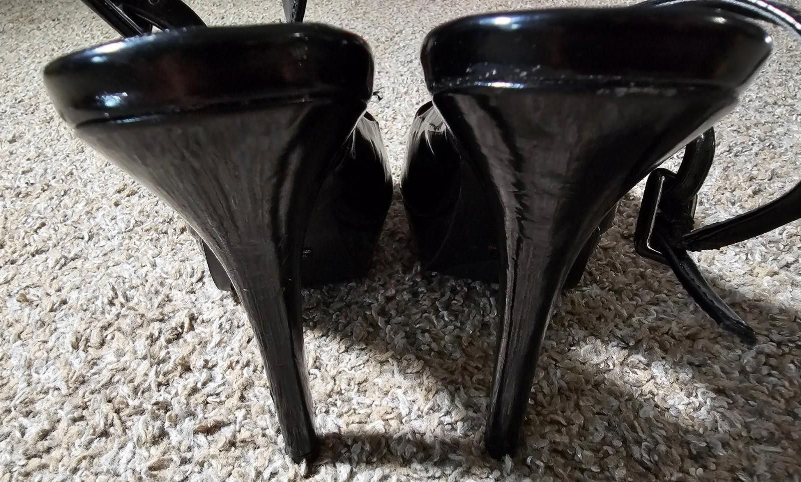 Designer g by guess heels black Flower 8.5M Size US 8.5 / IT 38.5 - 7 Thumbnail