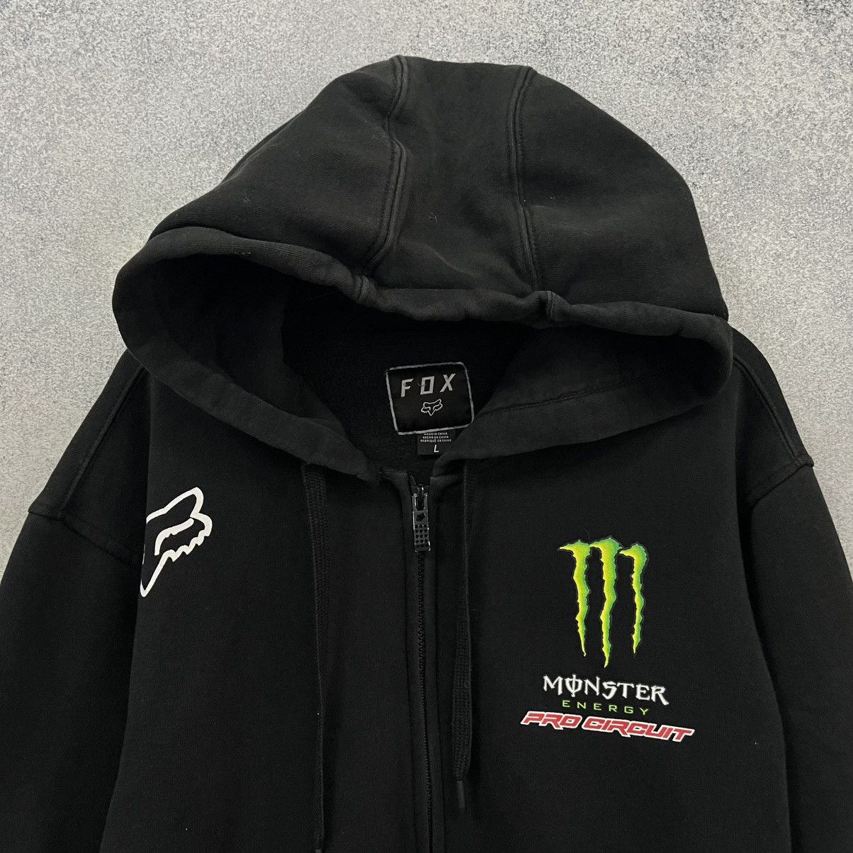 Fox Racing Vintage Fox Monster Zip Hoodie size L Size US L / EU 52-54 / 3 - 4 Thumbnail