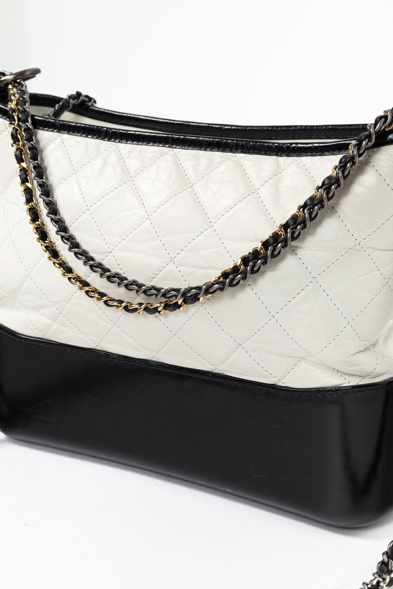 Chanel Chanel Medium Gabrielle Hobo Aged Calfskin Quilted Bag Size ONE SIZE - 10 Thumbnail