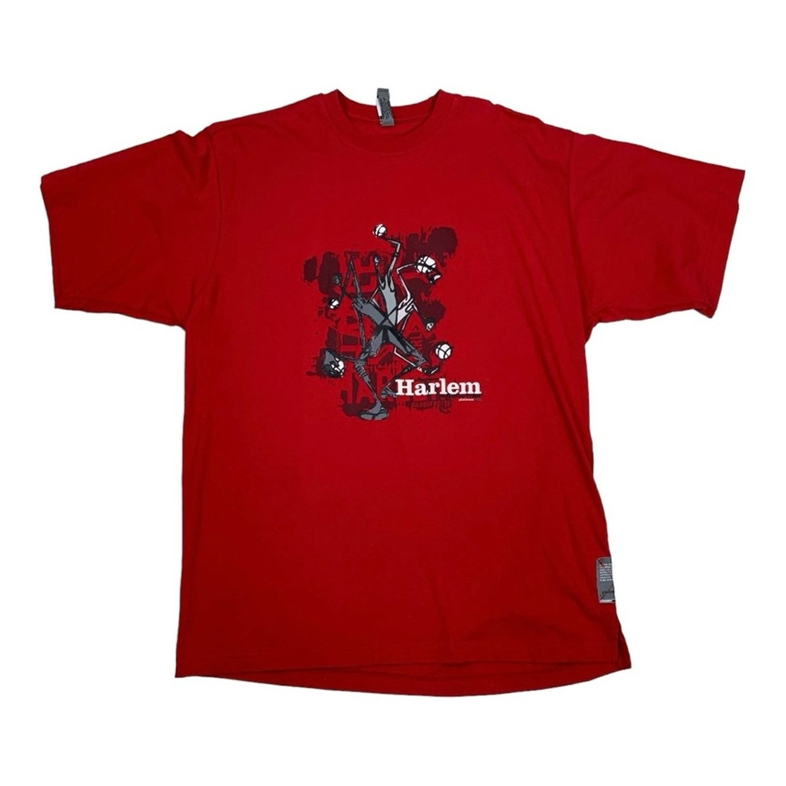 Fubu Platinum Fubu Men's Large T-Shirt Harlem Globe Trotters Red Size US L / EU 52-54 / 3 - 1 Thumbnail