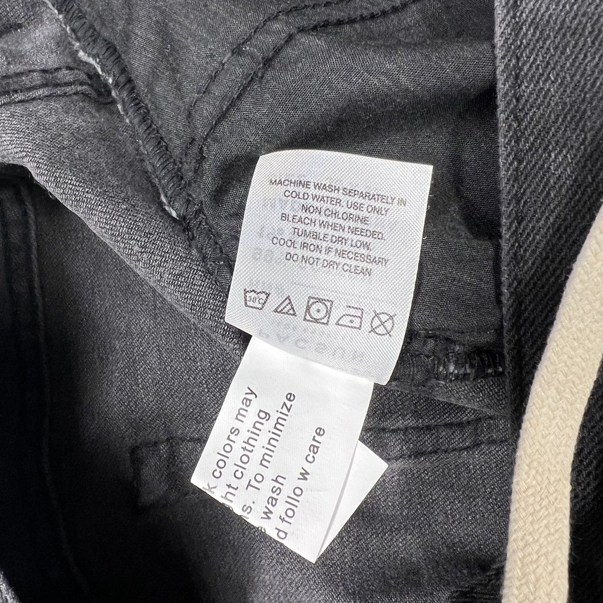 Pacsun Pacsun Jeans Black Stacked Skinny Drawstring Zip Side Stripe Size US 30 / EU 46 - 11 Thumbnail