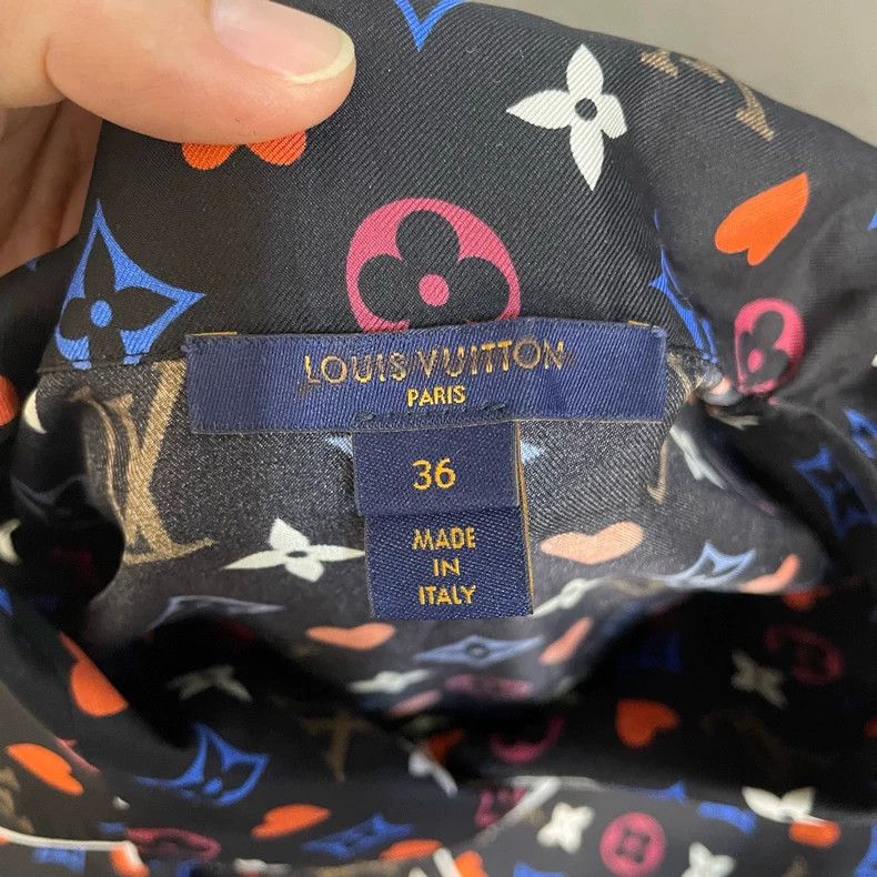 Louis Vuitton Louis Vuitton Black Playing Card Full Print Shirt Size XS / US 0-2 / IT 36-38 - 5 Thumbnail