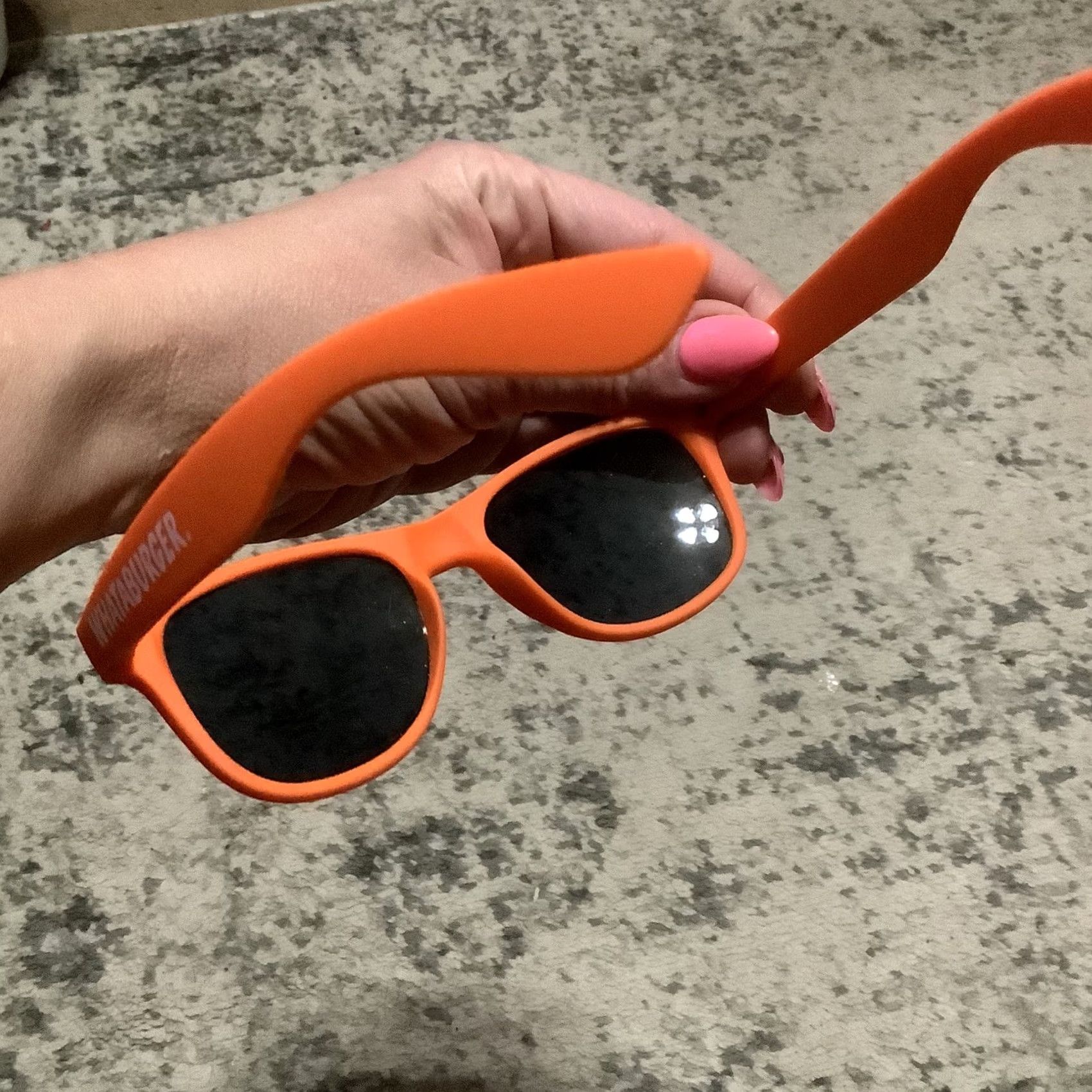 Vintage Whataburger Sunglasses Orange Promo Swag Adult UV400 Size ONE SIZE - 2 Thumbnail