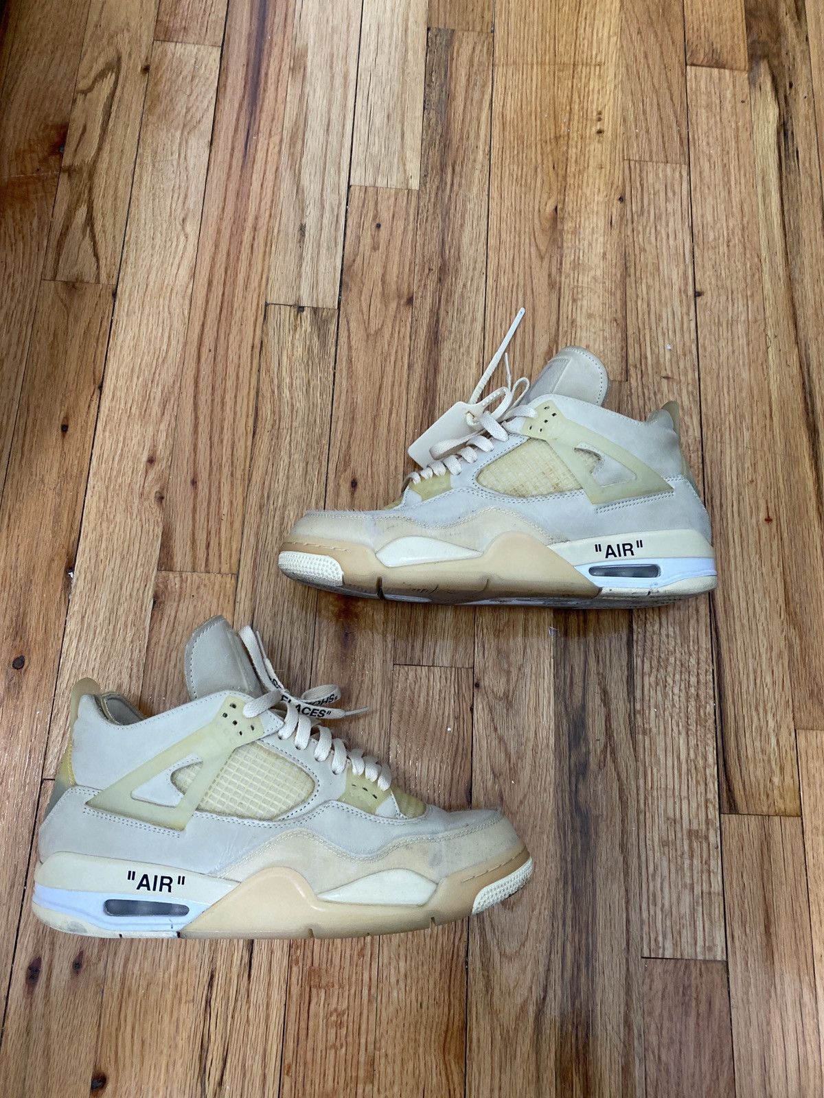 Jordan Brand × Off-White Jordan 4 off white sails Size US 11.5 / EU 44-45 - 2 Thumbnail