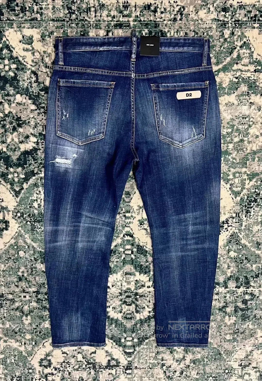 Dsquared2 dsquared2 blue distressed denim pants. Size US 44 / EU 60 - 2 Thumbnail