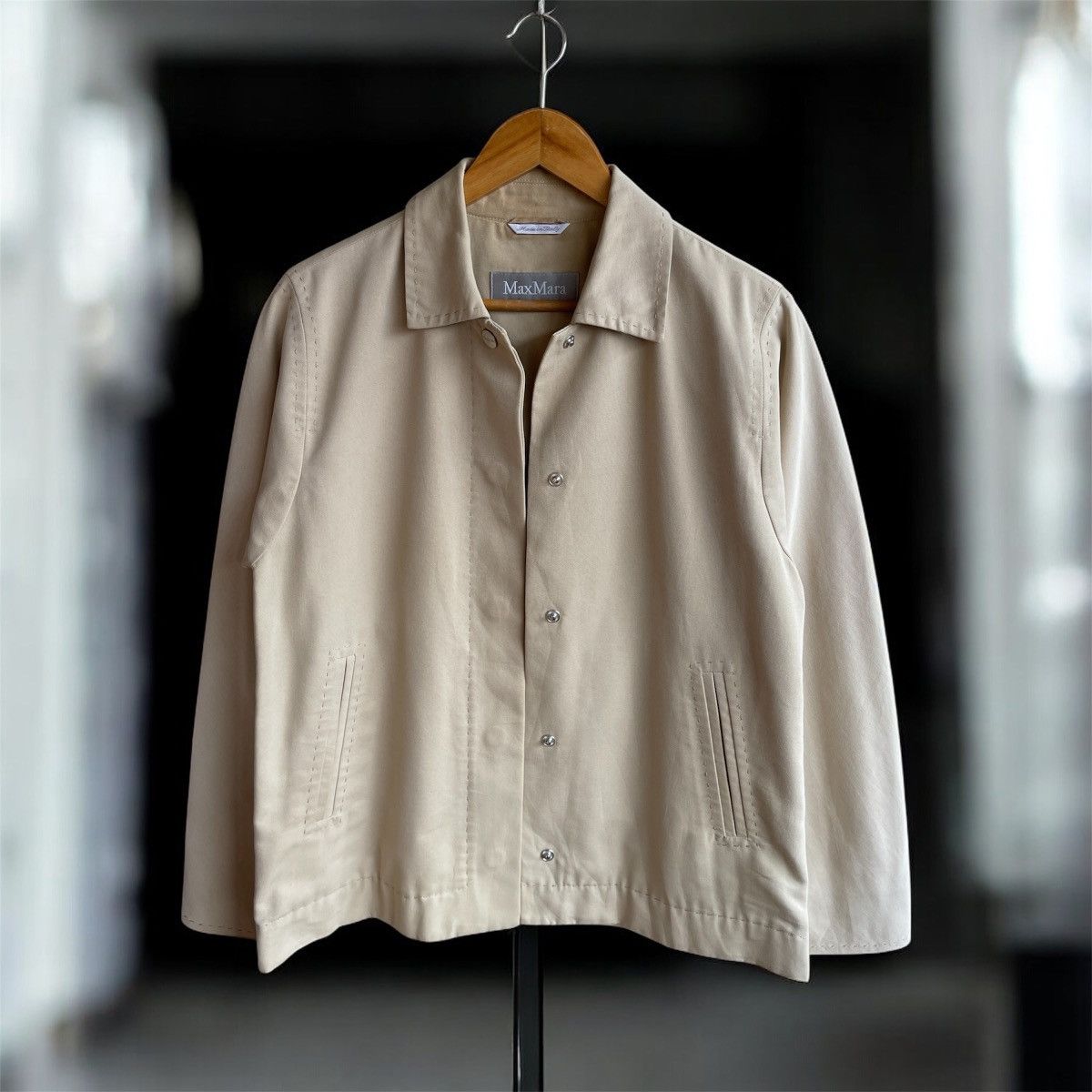 Max Mara Vintage🔥MAX MARA🔥Thread Design AvantGarde Jacket Very Rare Size S / US 4 / IT 40 - 3 Thumbnail