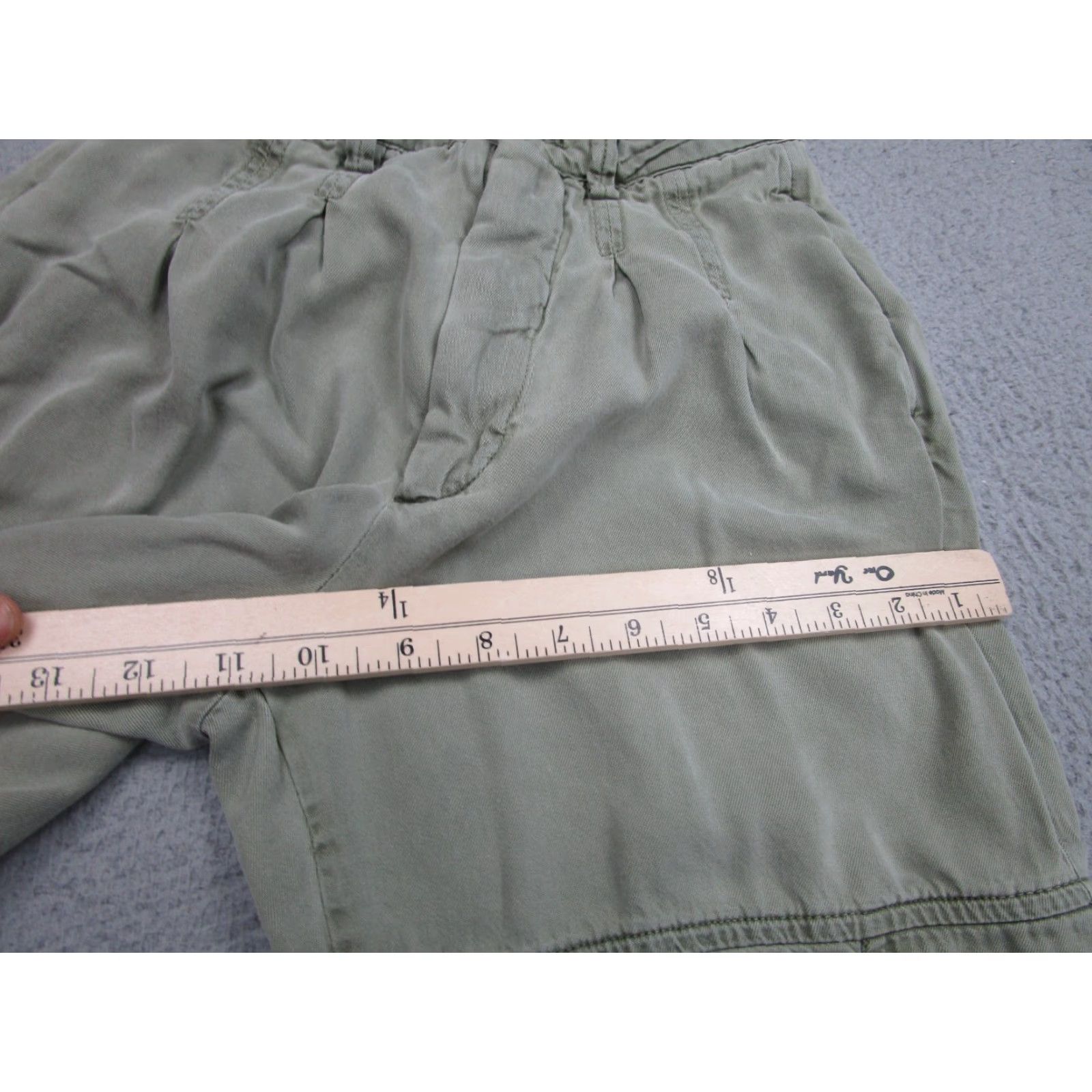 Allsaints ALLSAINTS Joggers Womens 2 Army Green Cargo Lira Trousers Military Pants Boho Tightening? Size 26" / US 2 / IT 38 - 5 Thumbnail