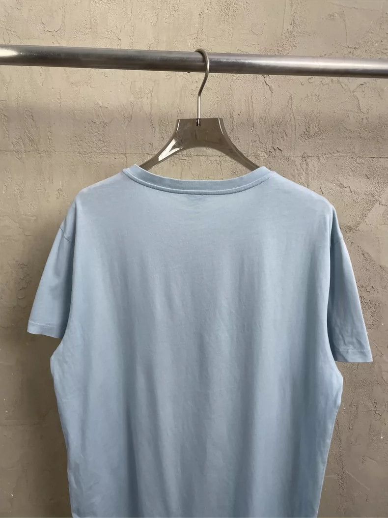 Loewe loewe Haze blue embroidered small logo short sleeve 2506-Ne Size US M / EU 48-50 / 2 - 5 Thumbnail