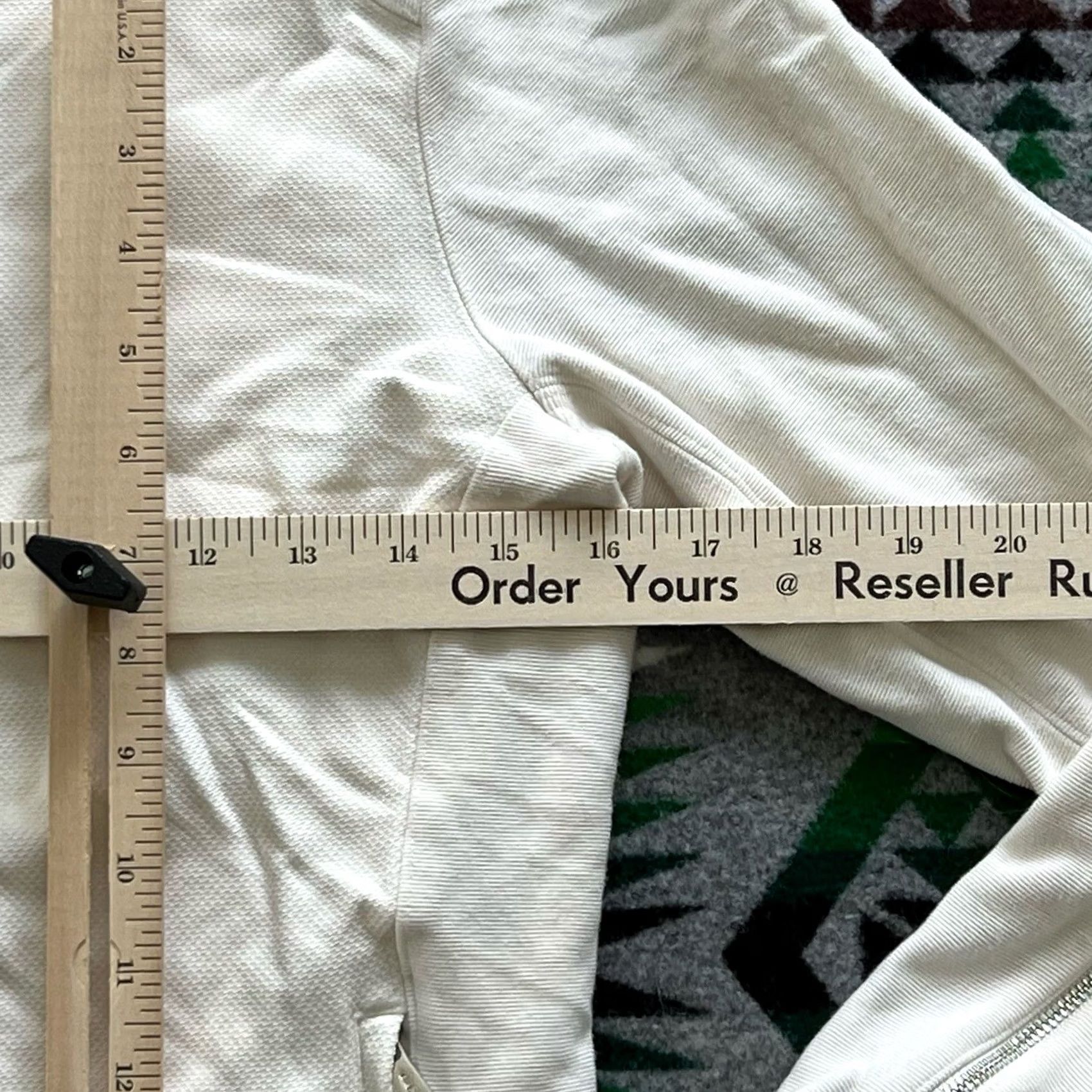 Ralph Lauren Ralph Lauren Jacket Womens Large White Full Zip Knit Basic Jacket Athleisure Regular Size L Size L / US 10 / IT 46 - 4 Thumbnail
