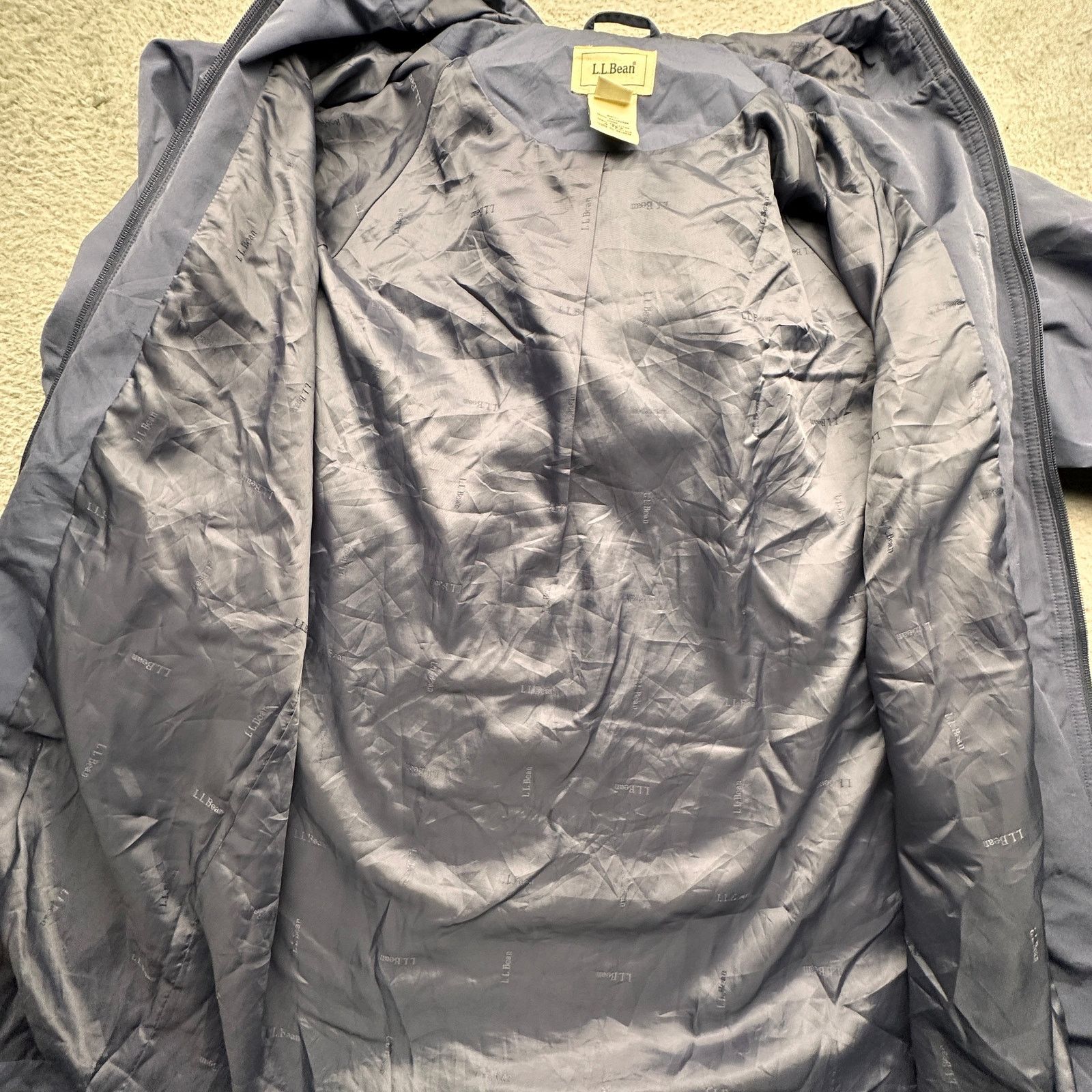 L.L. Bean LL Bean Hooded Long Trench Coat Jacket Womens Small Blue Size S / US 4 / IT 40 - 7 Thumbnail