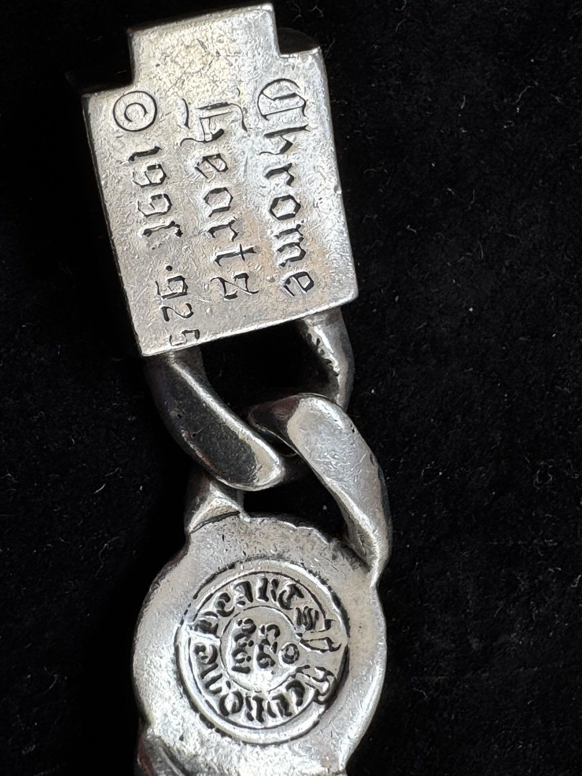 Chrome Hearts VERY RARE! Chrome Hearts Fleur de lis .925 Silver bracelet Size ONE SIZE - 6 Thumbnail