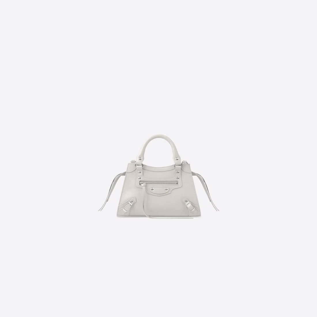 Balenciaga o1srvl11e1224 Size: OS / Neo Classic Mini Handbag Light Grey Size ONE SIZE - 1 Thumbnail