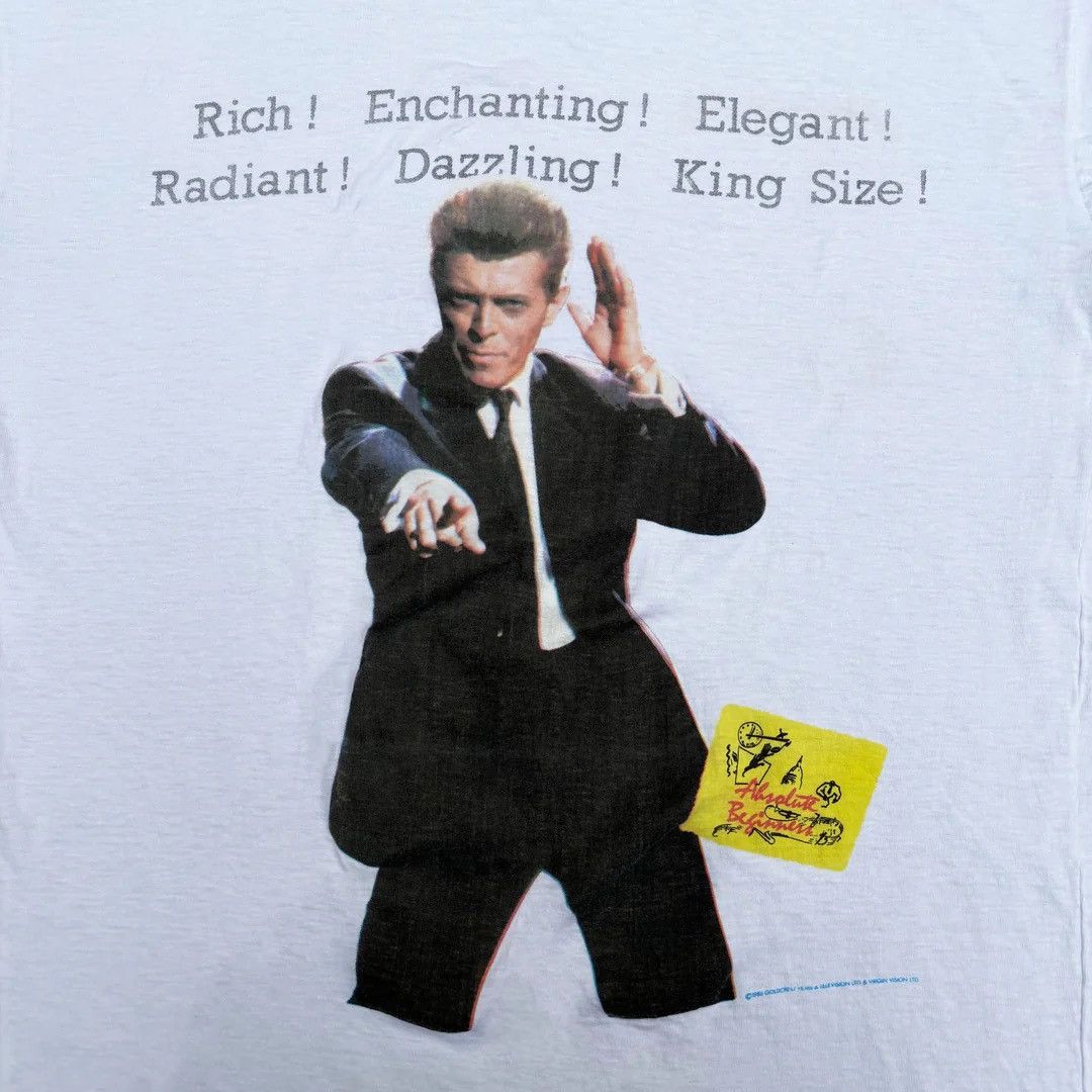 Band Tees David Bowie 1986 86 80s Vintage Absolute Beginners T-Shirt Size US L / EU 52-54 / 3 - 2 Thumbnail