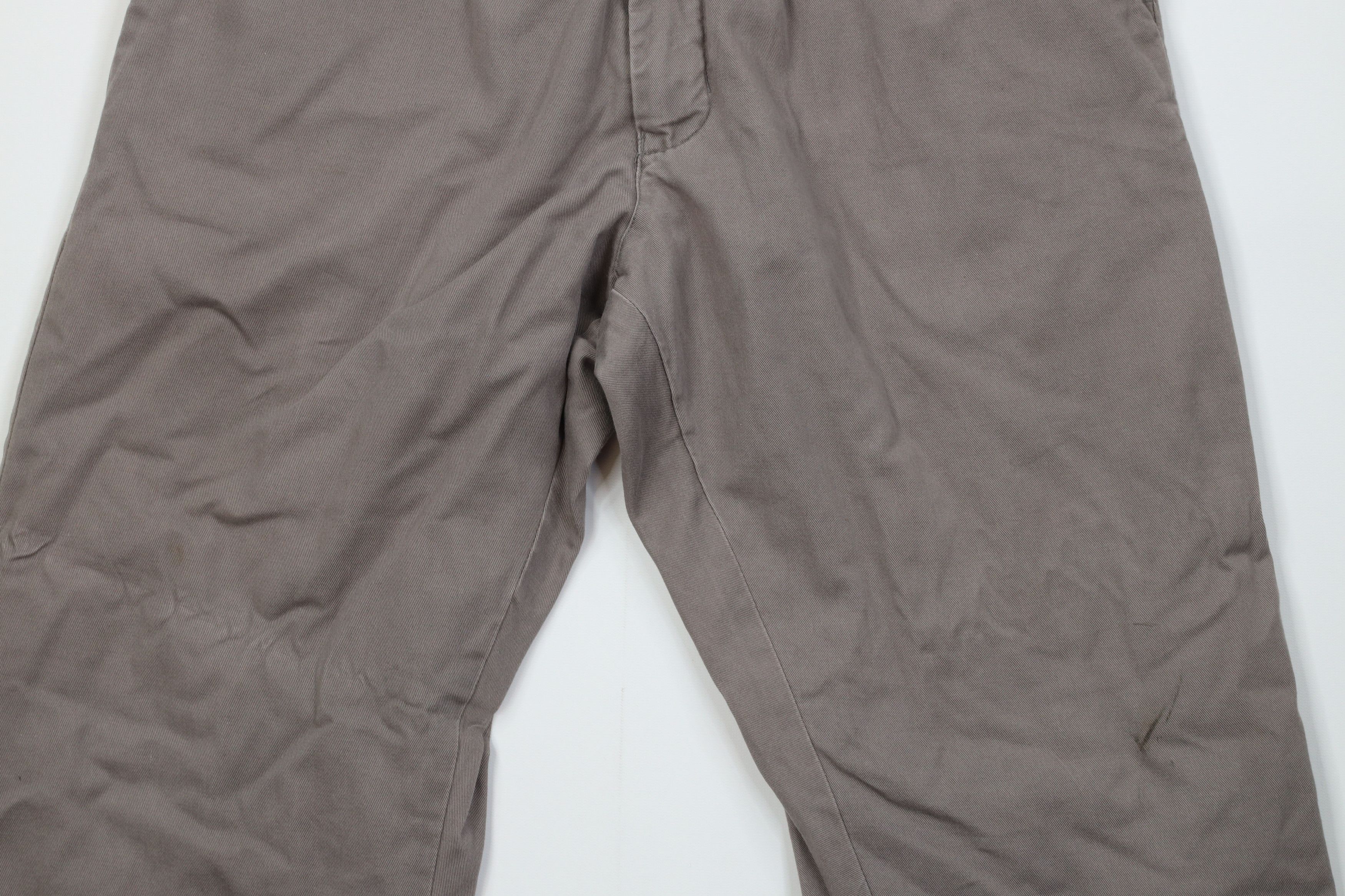 Vintage Vintage 90s Streetwear Flannel Lined Wide Leg Pants Gray Size US 36 / EU 52 - 3 Thumbnail