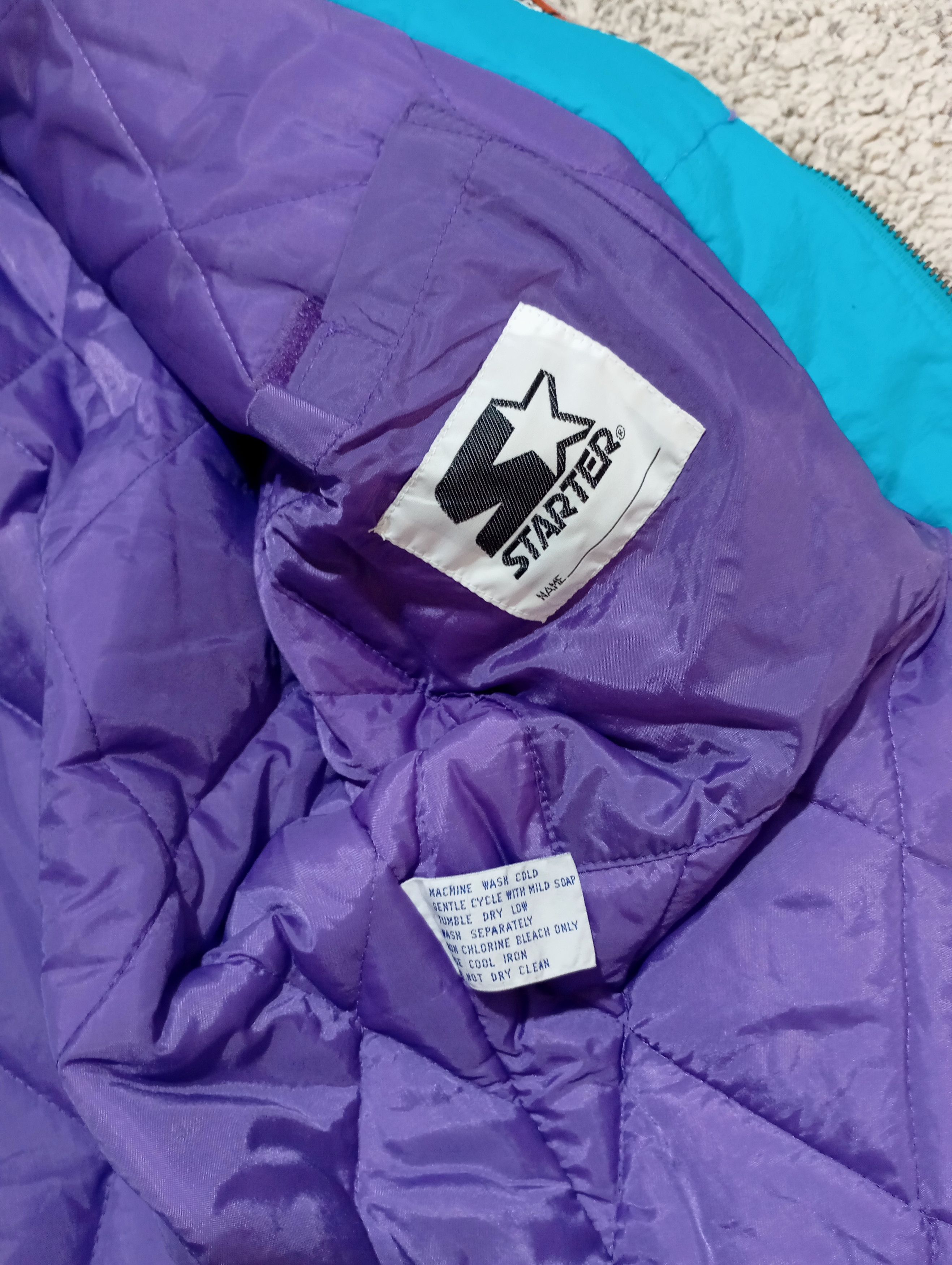 Starter Starter Jacket Charlotte Hornets NBA Retro Vintage HORNETS Size US M / EU 48-50 / 2 - 11 Thumbnail