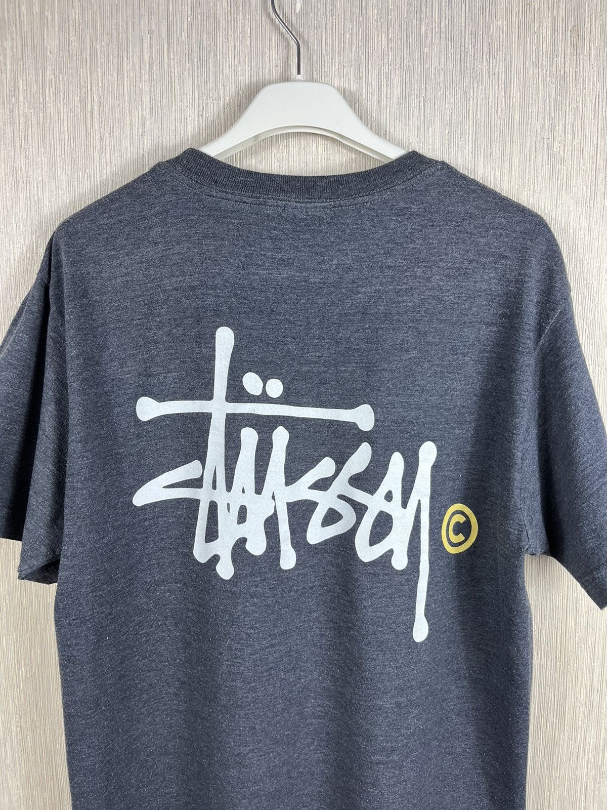 Stussy × Vintage Vintage Stussy stock back logo copyright rare tee t-shirt Size US M / EU 48-50 / 2 - 13 Thumbnail